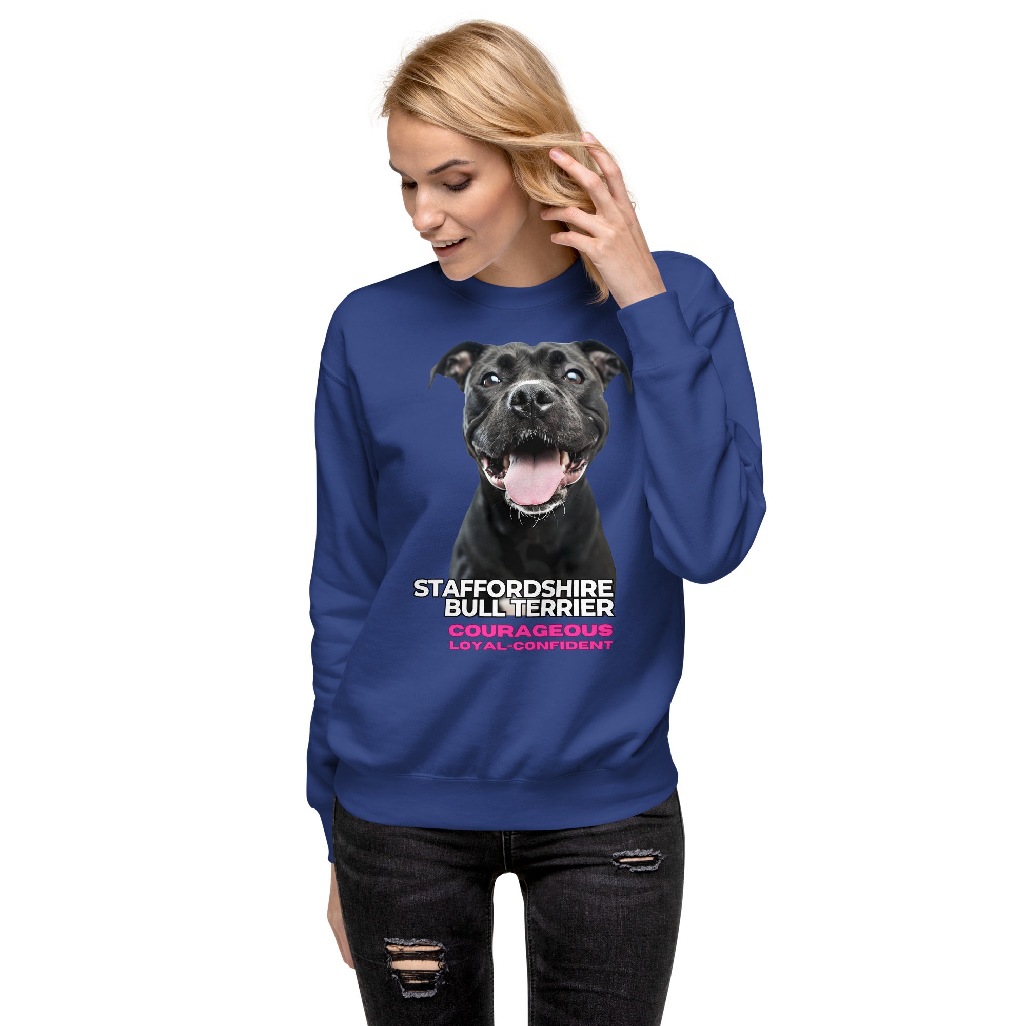 Staffordshire Bull Terrier Unisex Premium Sweatshirt