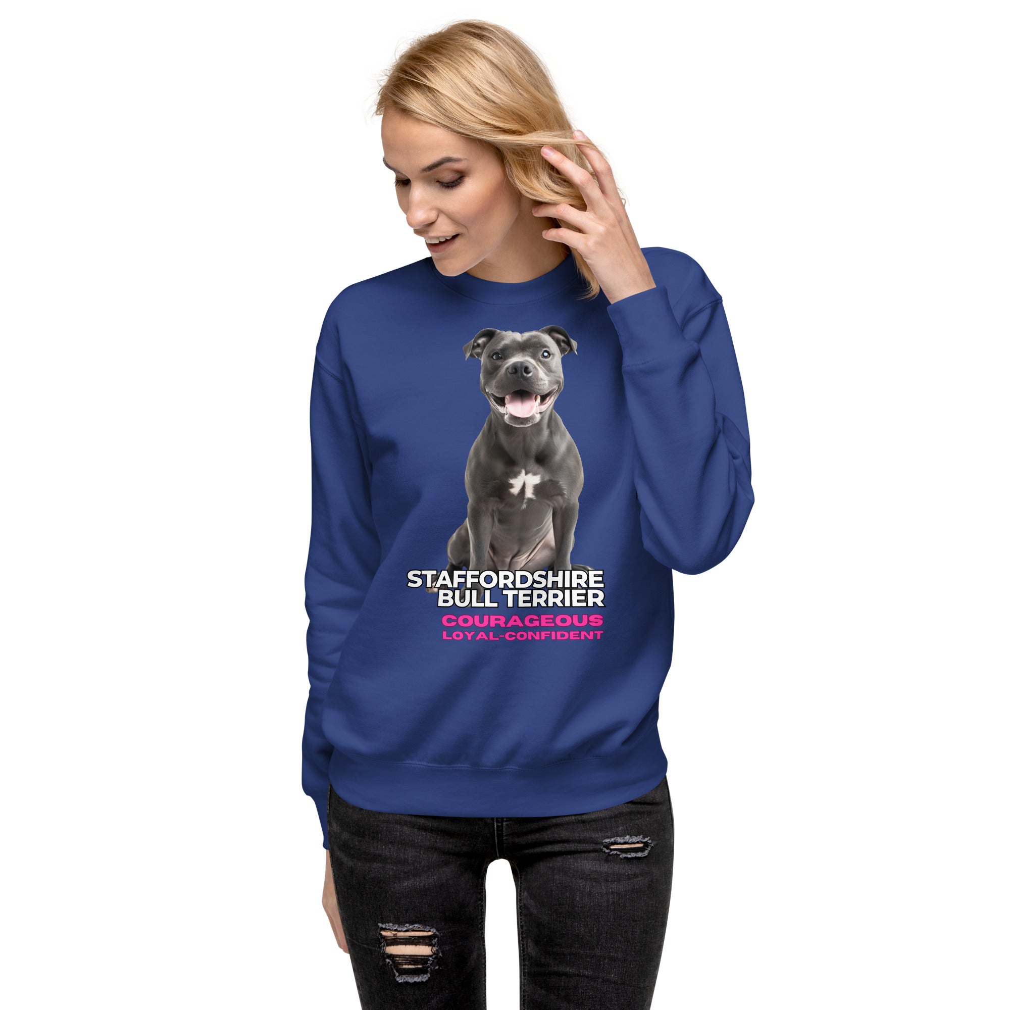 Staffordshire Bull Terrier Unisex Premium Sweatshirt