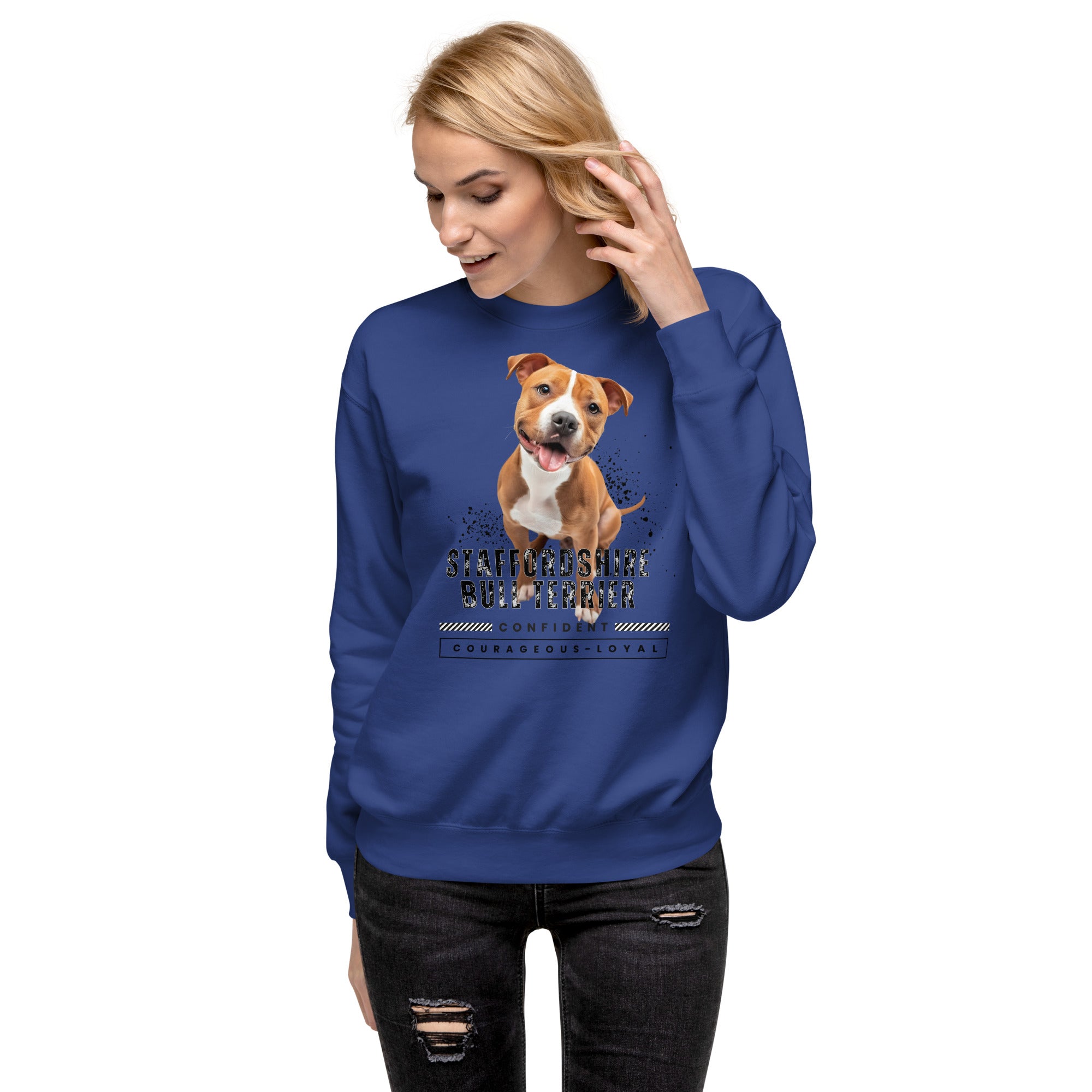 Staffordshire Bull Terrier Unisex Premium Sweatshirt