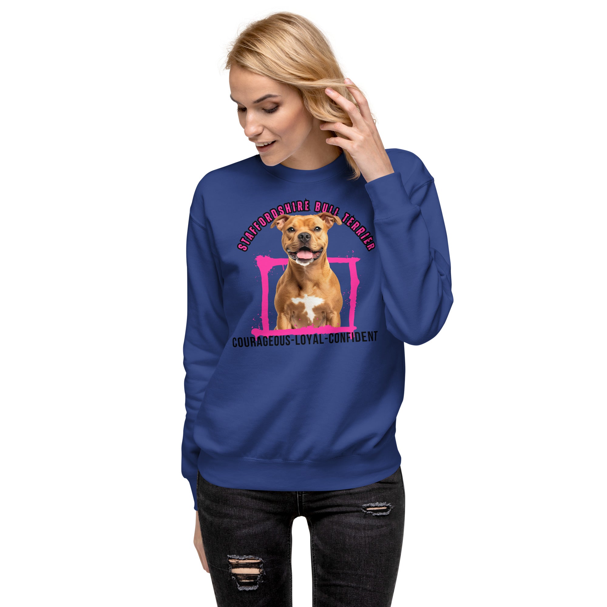 Staffordshire Bull Terrier Unisex Premium Sweatshirt