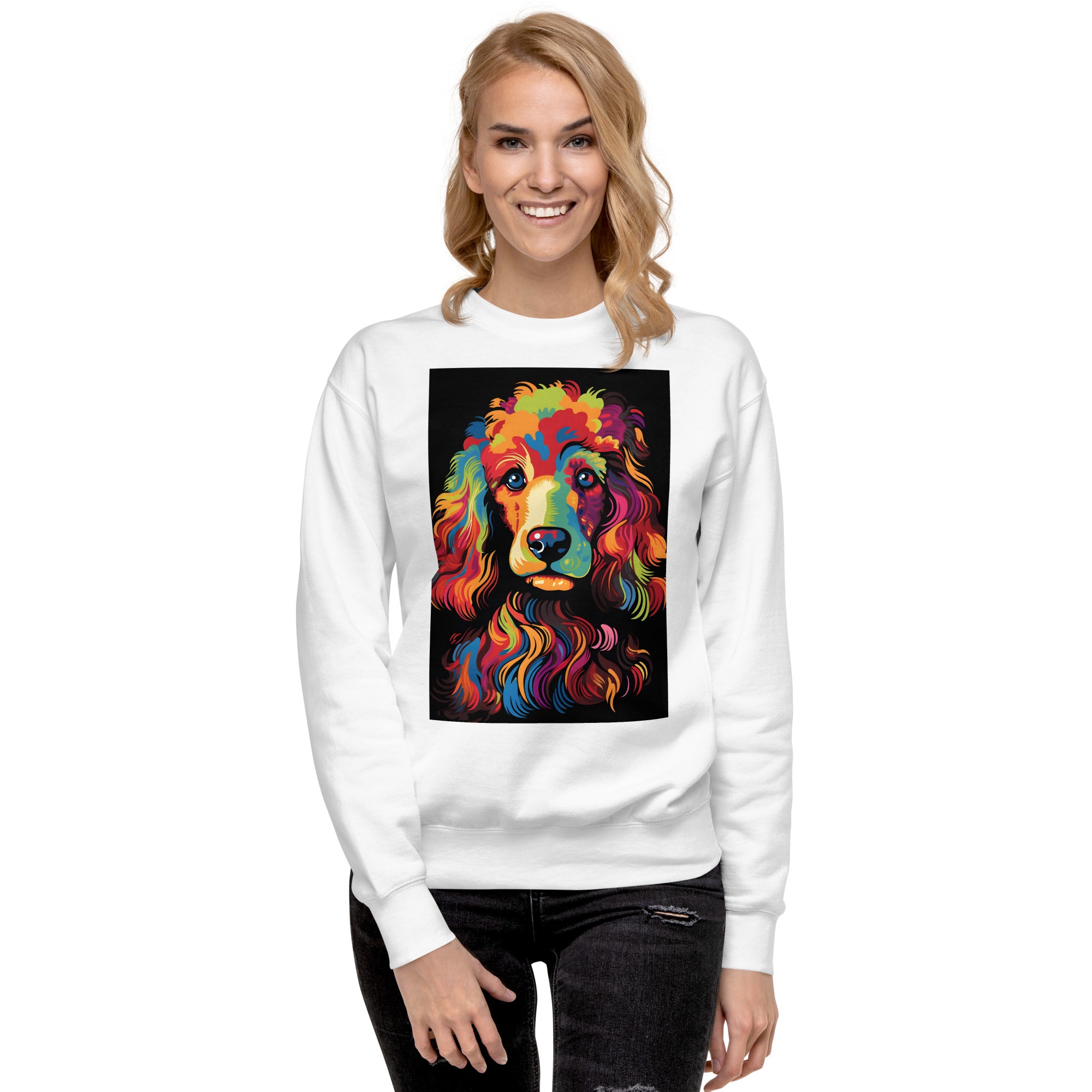 Poodle Unisex Premium Sweatshirt