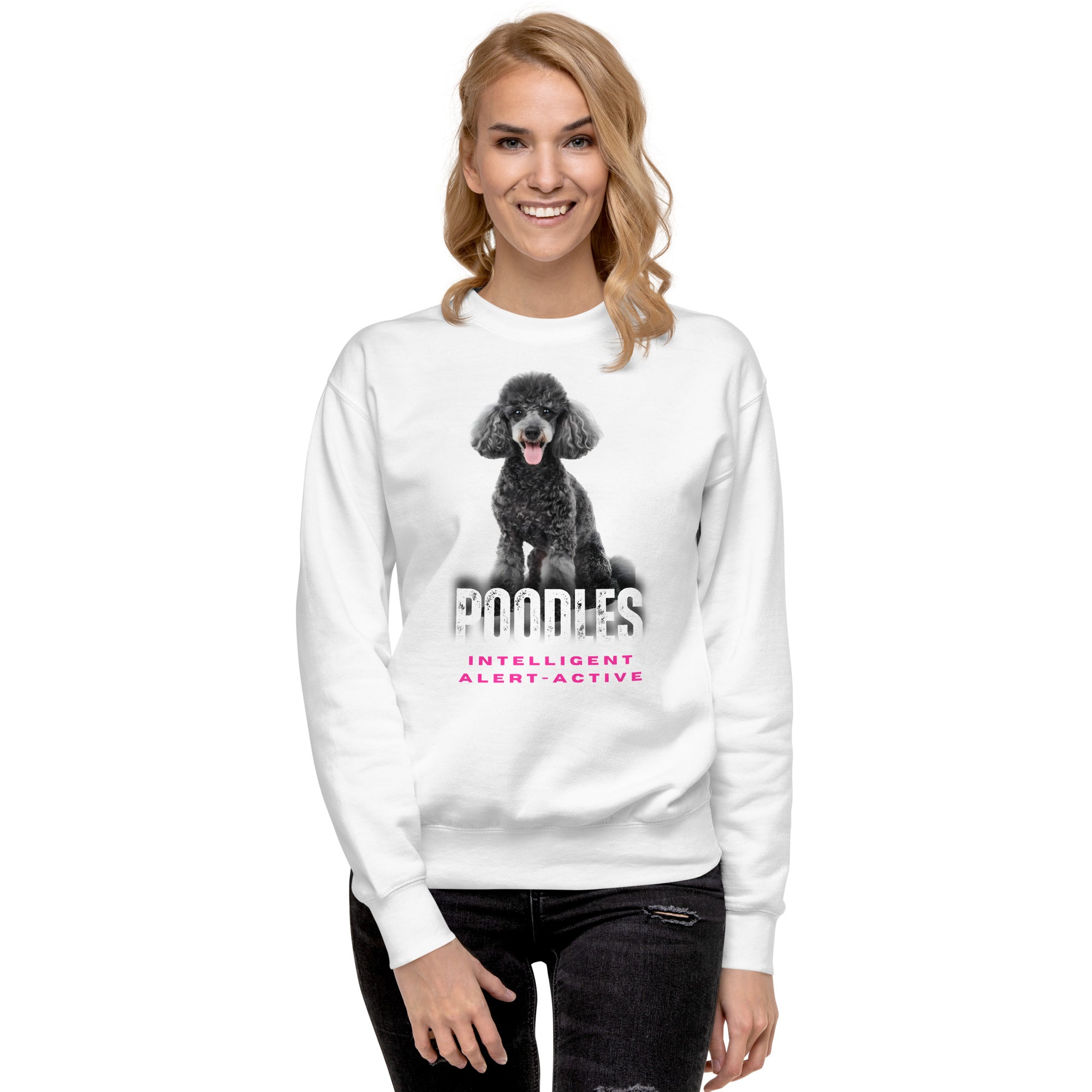 Poodle Unisex Premium Sweatshirt