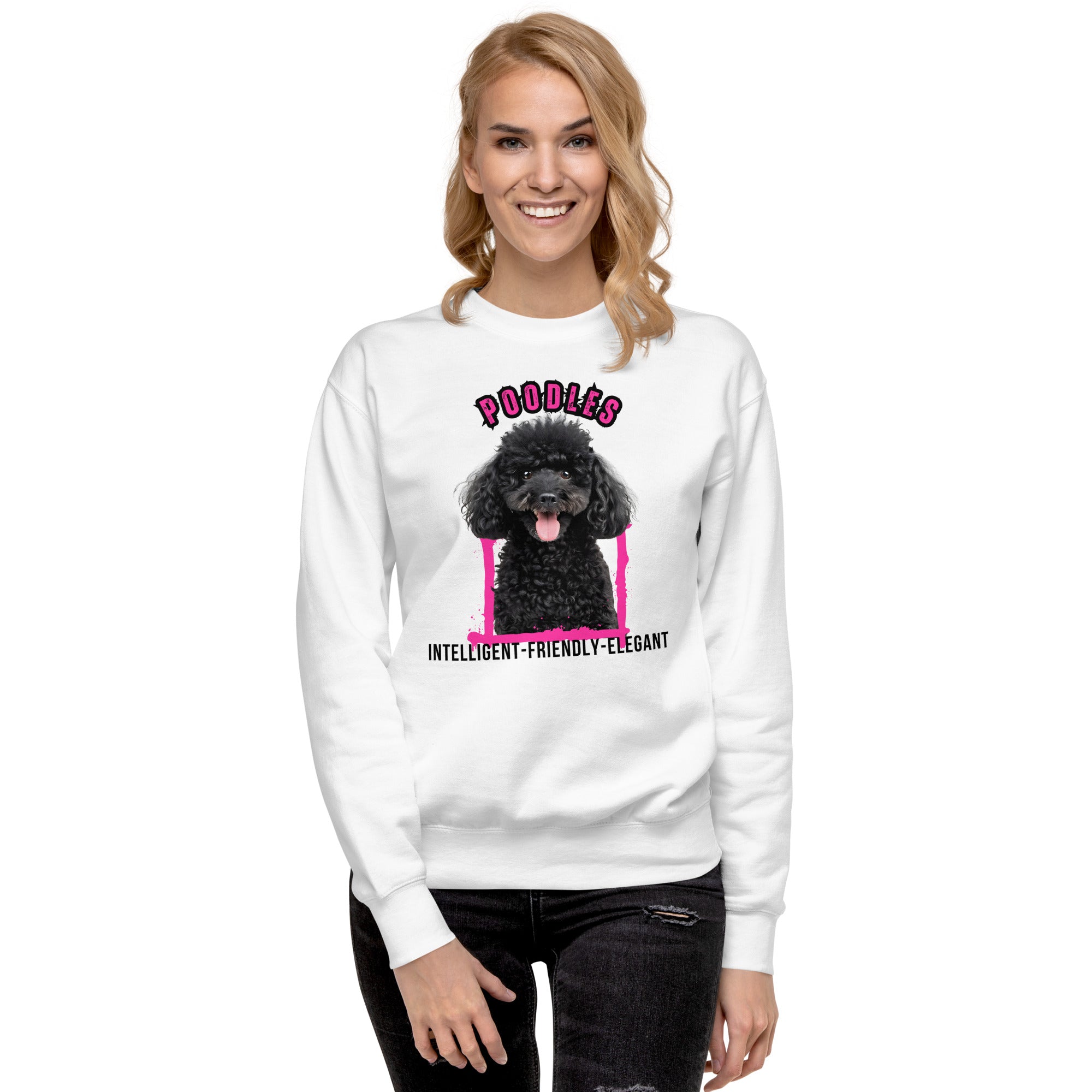 Poodle Unisex Premium Sweatshirt