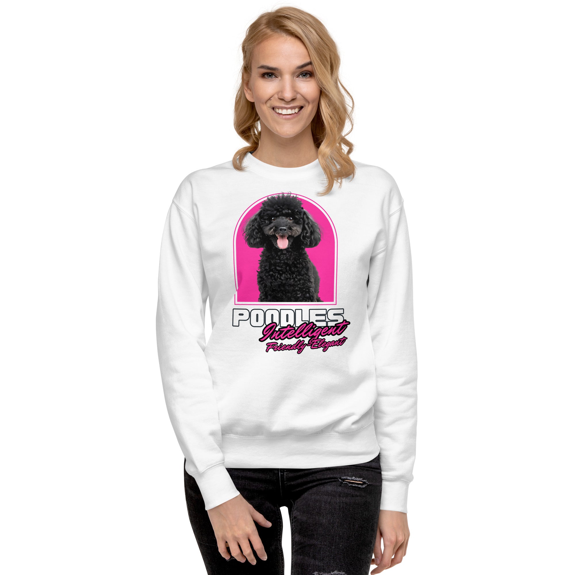 Poodle Unisex Premium Sweatshirt