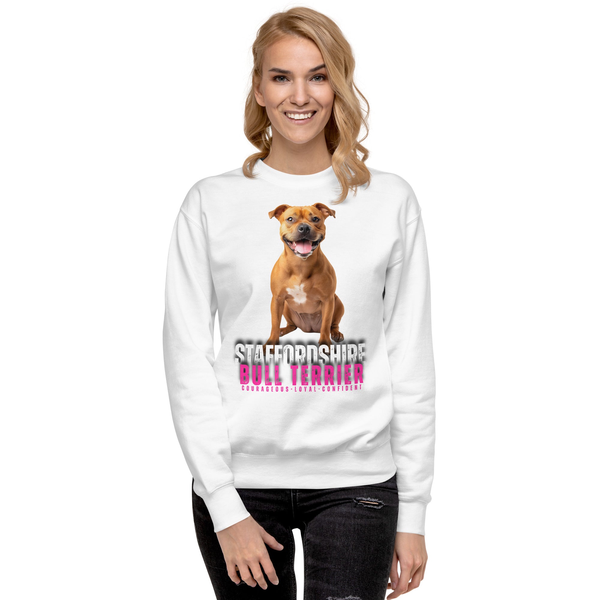 Staffordshire Bull Terrier Unisex Premium Sweatshirt