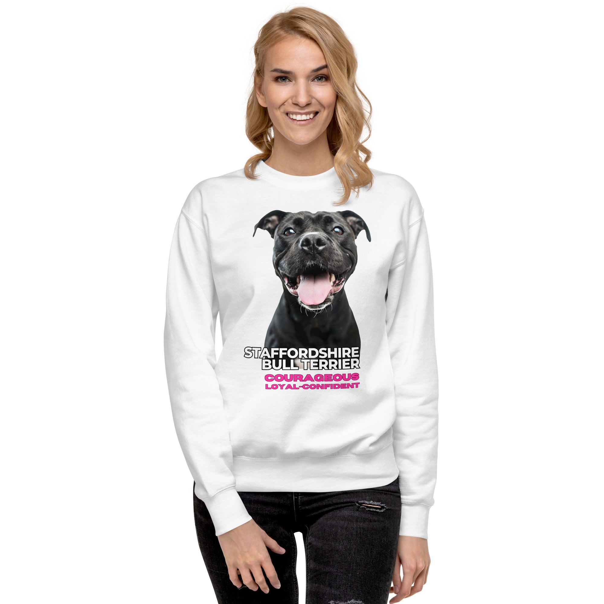 Staffordshire Bull Terrier Unisex Premium Sweatshirt