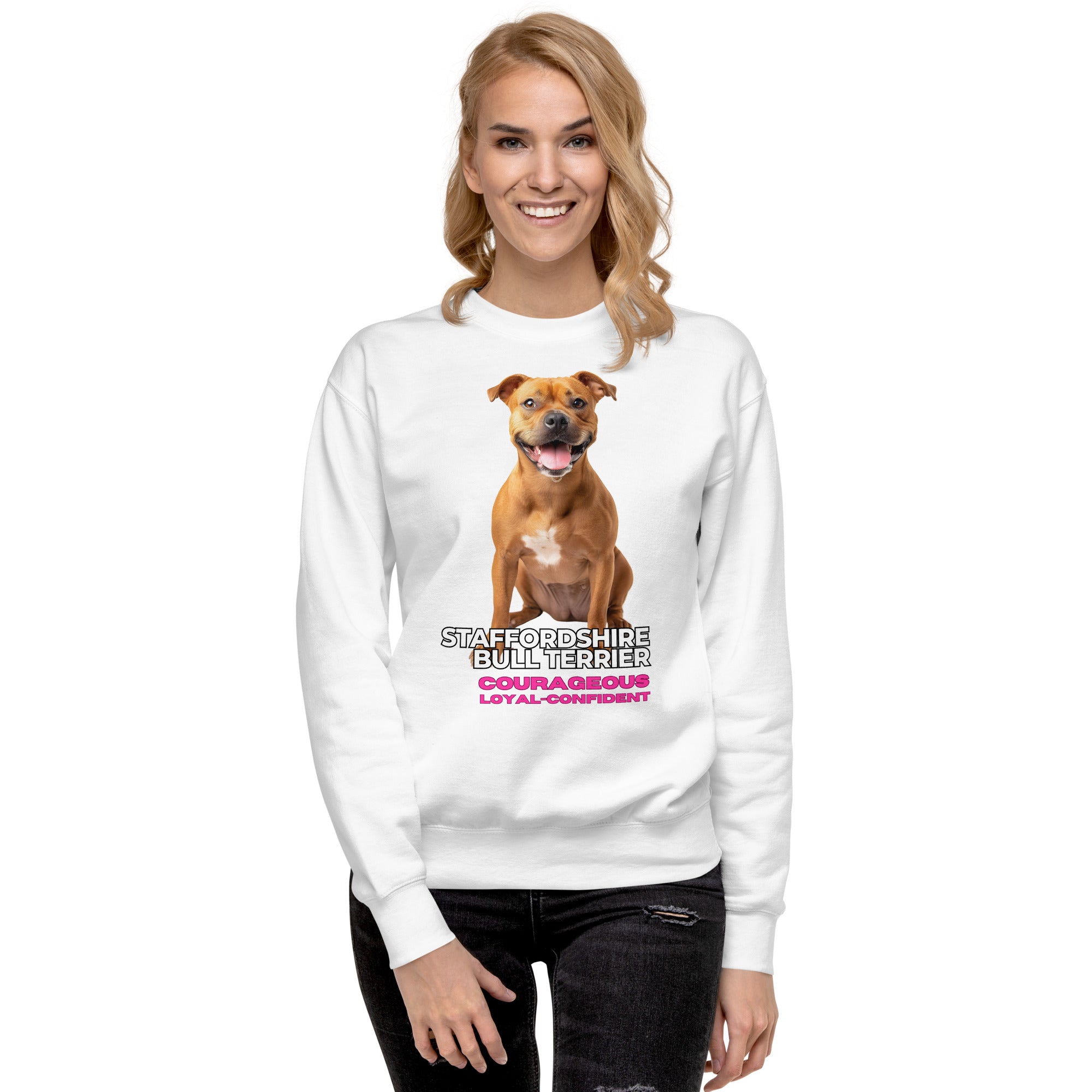 Staffordshire Bull Terrier Unisex Premium Sweatshirt