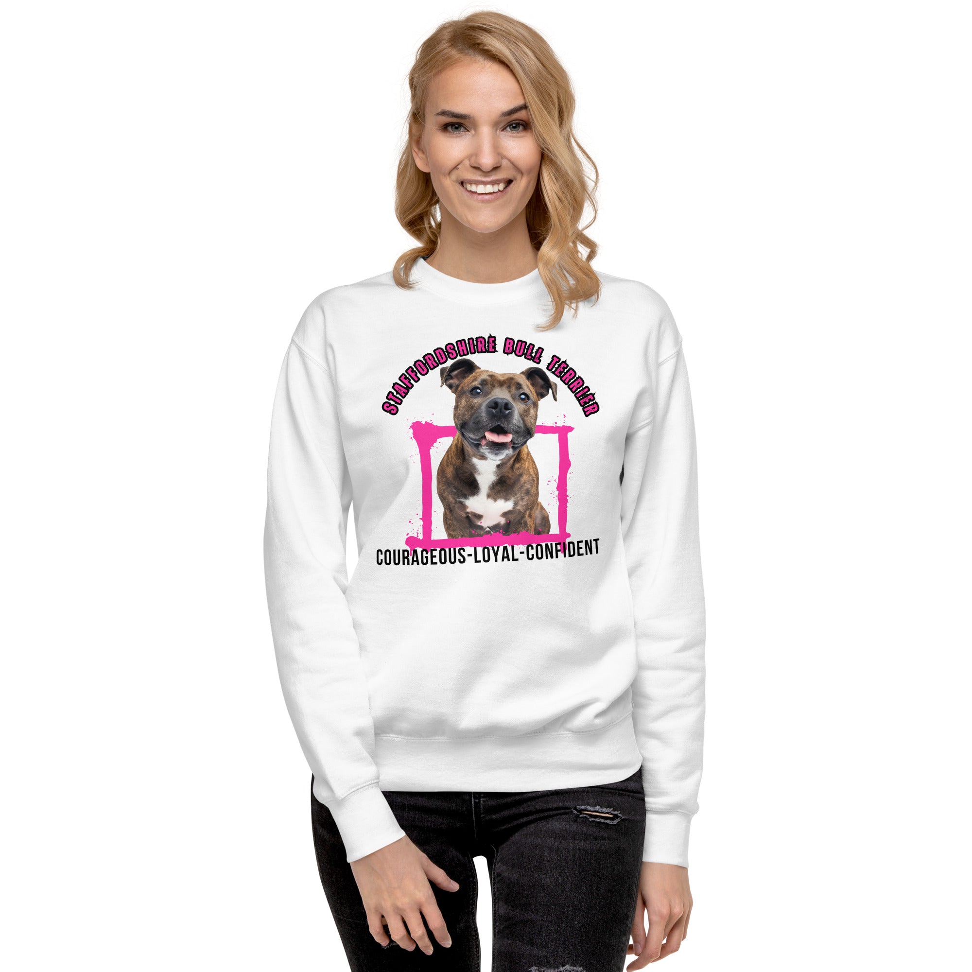 Staffordshire Bull Terrier Unisex Premium Sweatshirt