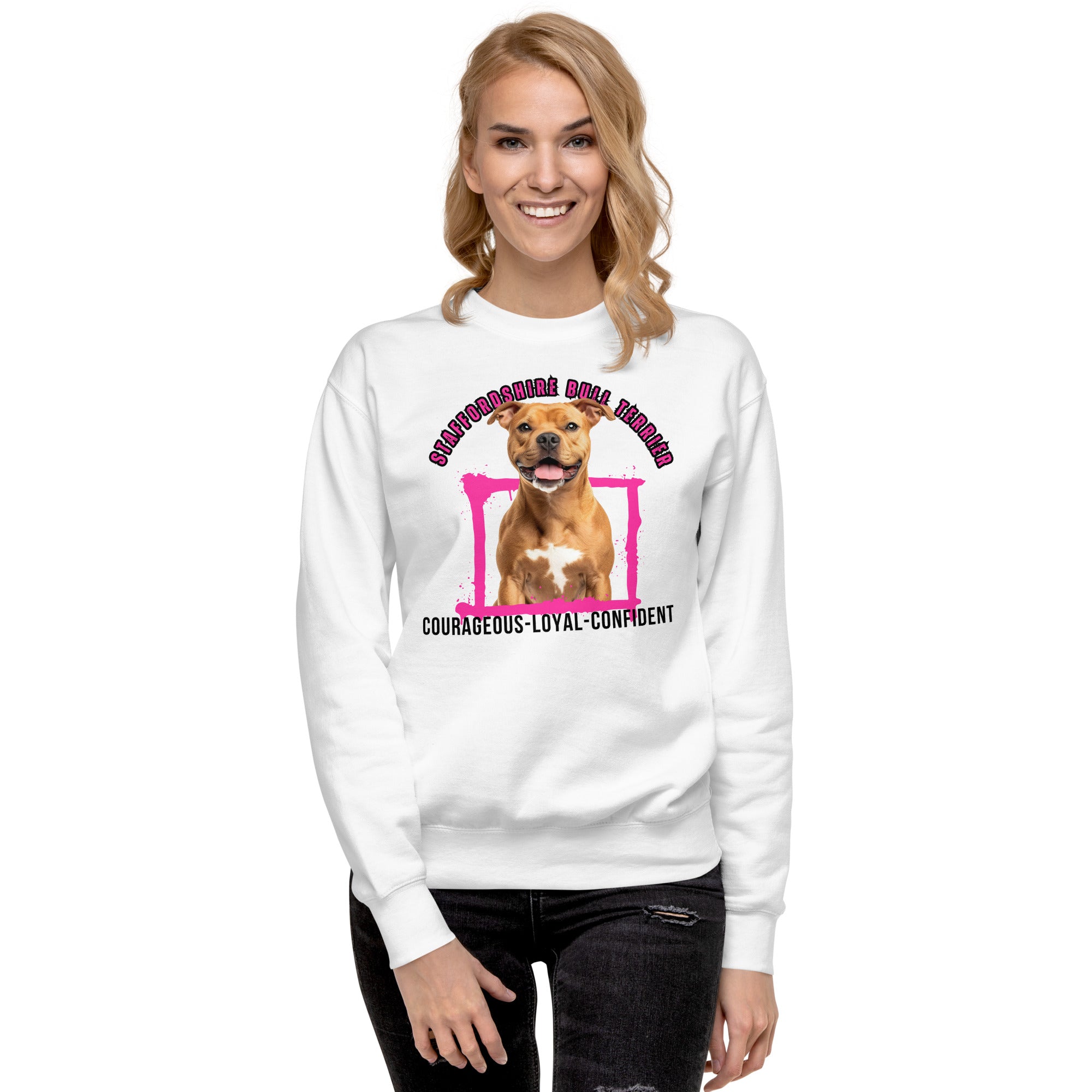 Staffordshire Bull Terrier Unisex Premium Sweatshirt