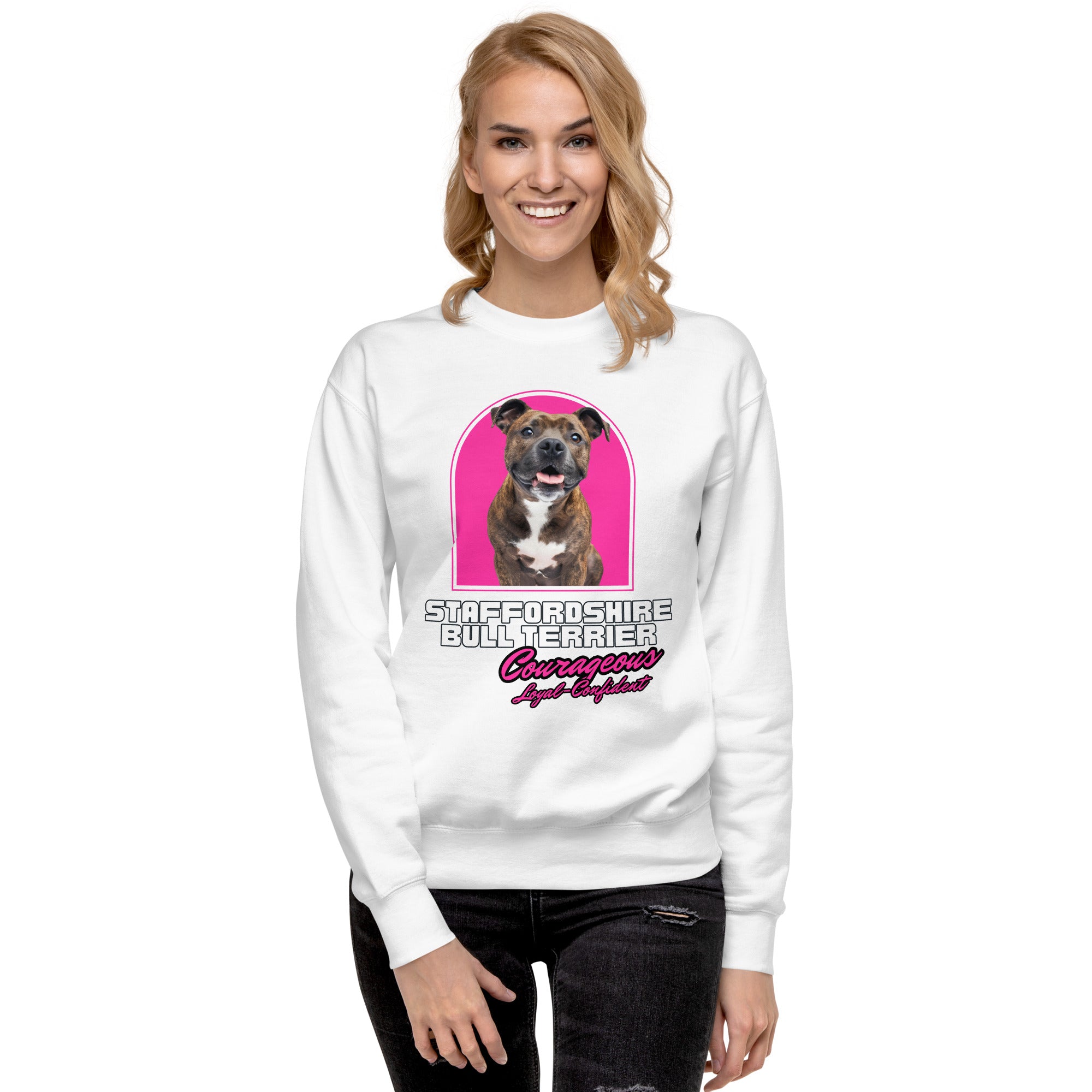 Staffordshire Bull Terrier Unisex Premium Sweatshirt