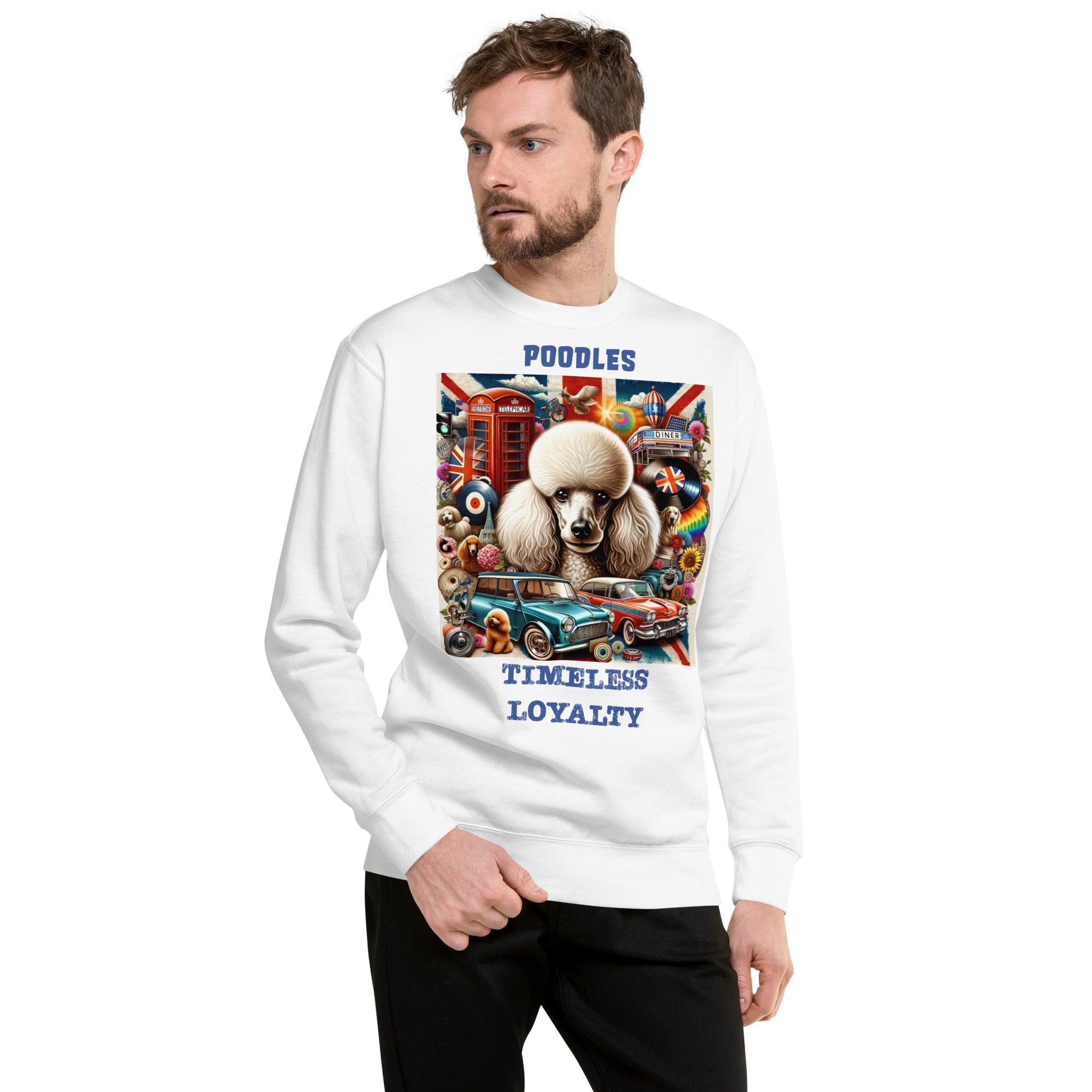 Poodle Unisex Premium Sweatshirt