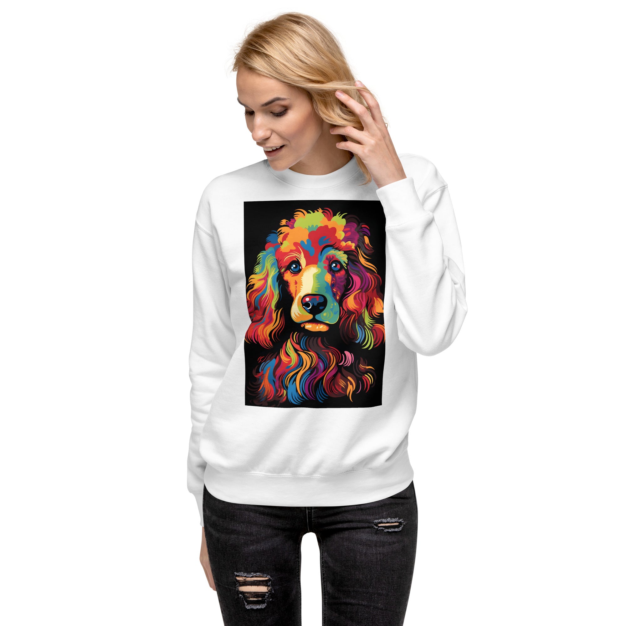 Poodle Unisex Premium Sweatshirt