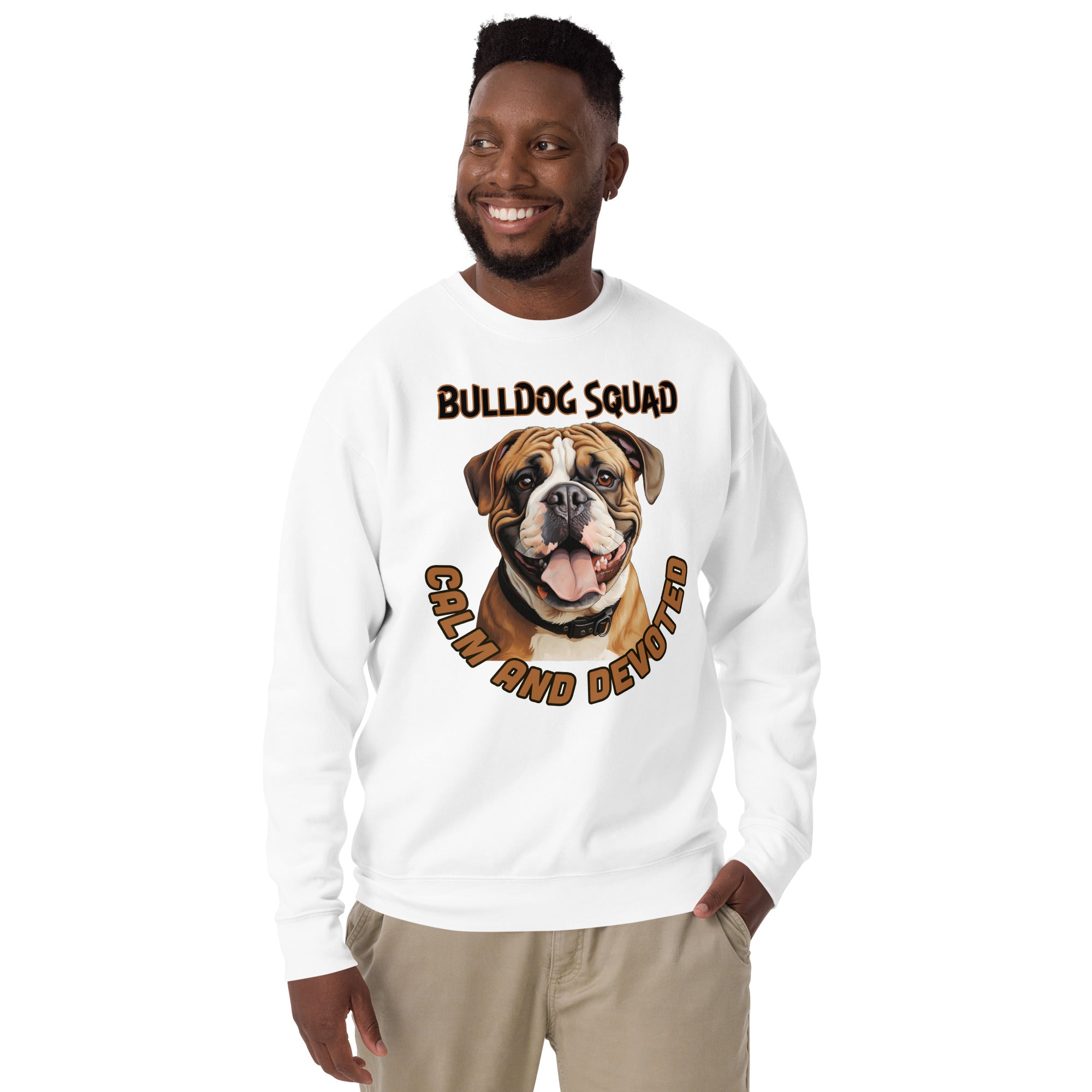 English Bulldog Unisex Premium Sweatshirt