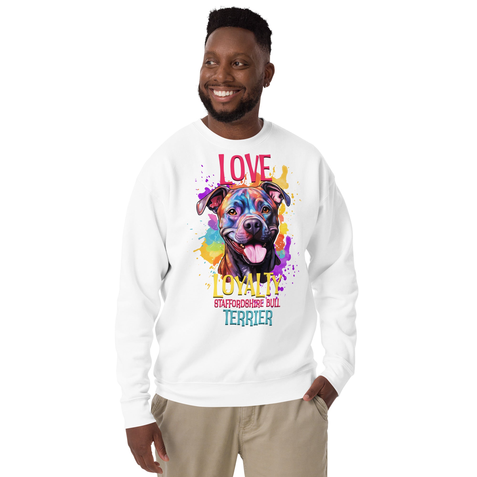 Staffordshire Bull Terrier Unisex Premium Sweatshirt