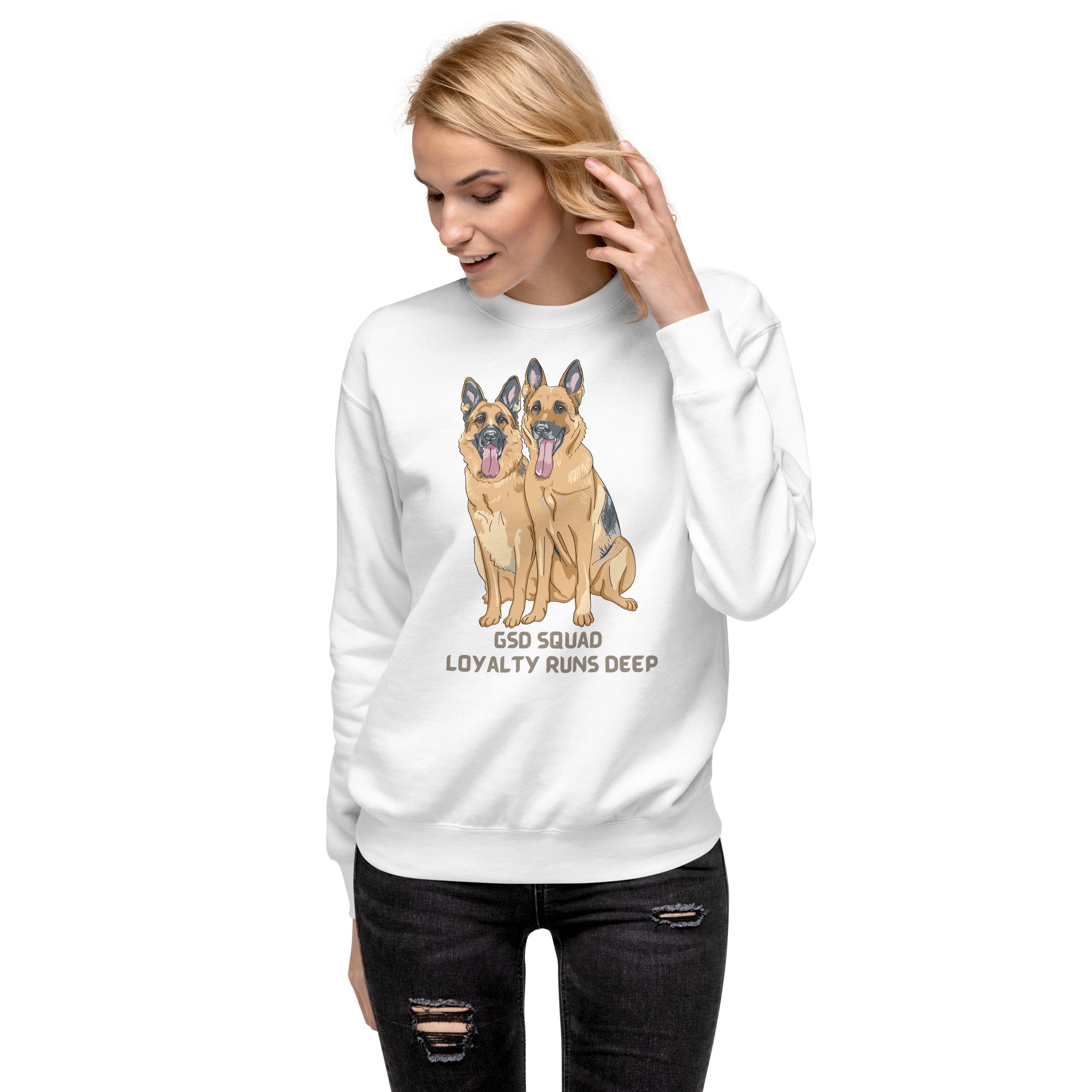 German Shephard Unisex Premium Sweatshirt