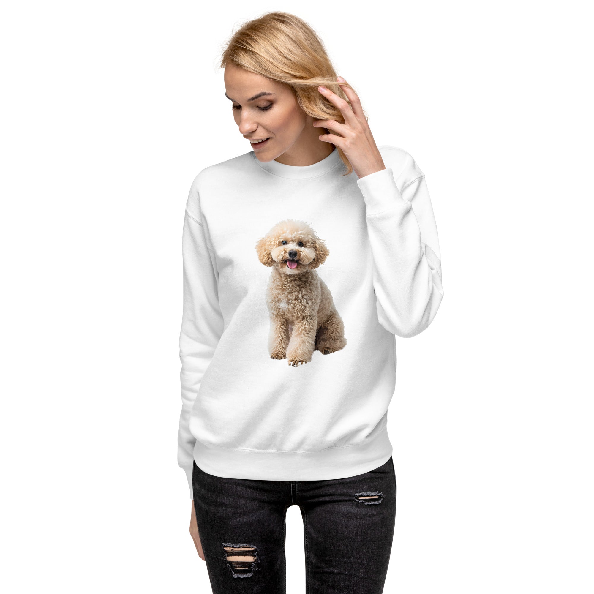 Poodle Unisex Premium Sweatshirt