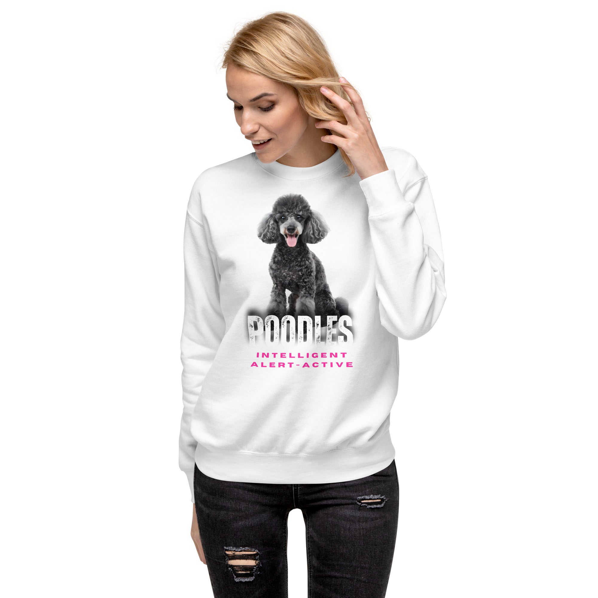 Poodle Unisex Premium Sweatshirt