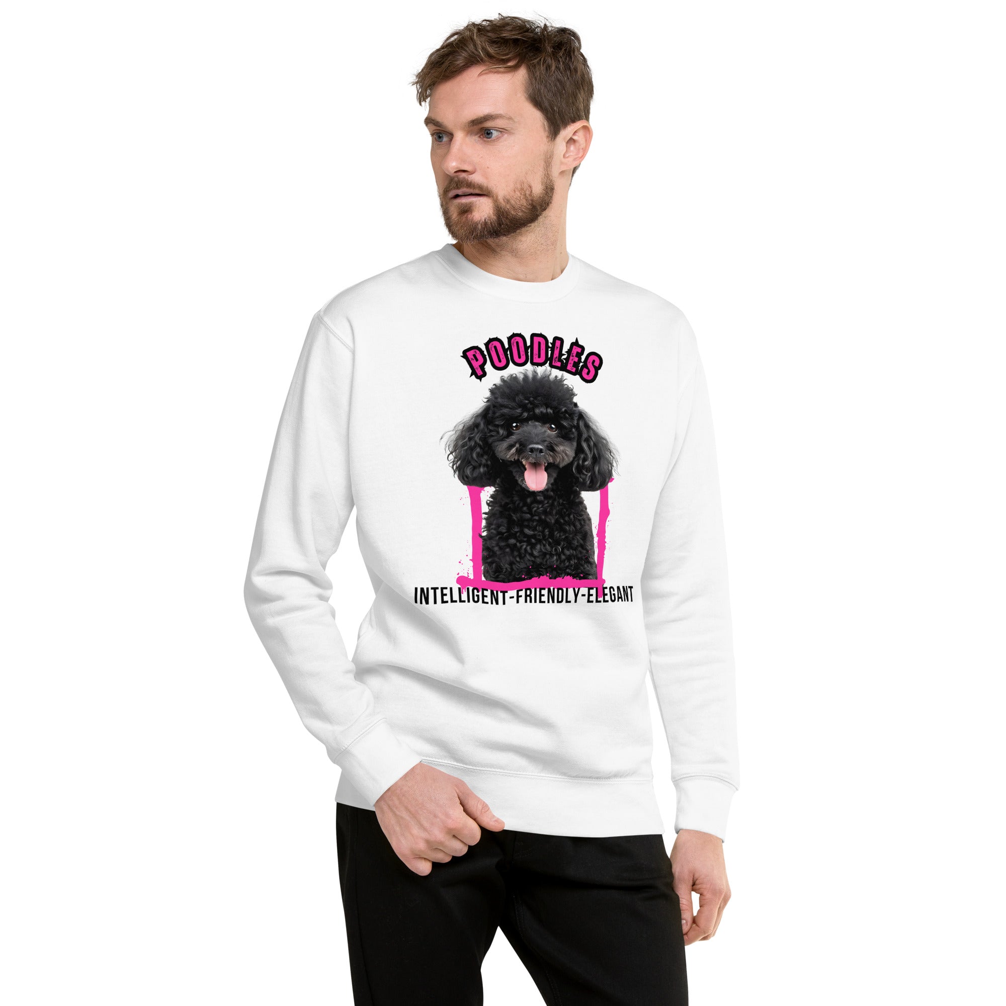 Poodle Unisex Premium Sweatshirt