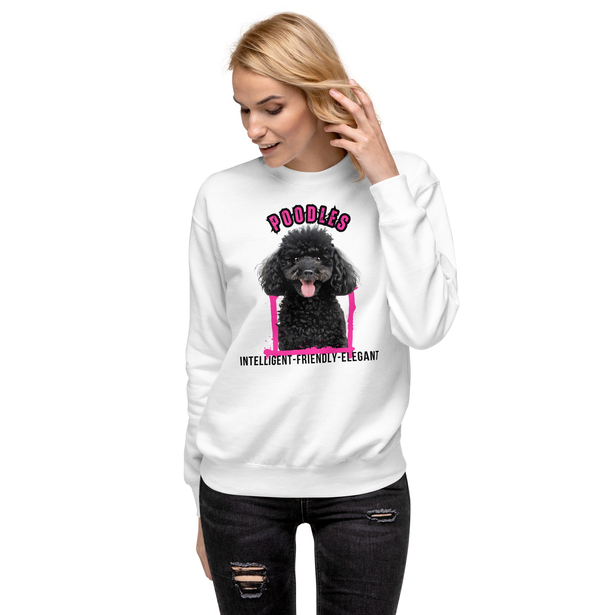 Poodle Unisex Premium Sweatshirt