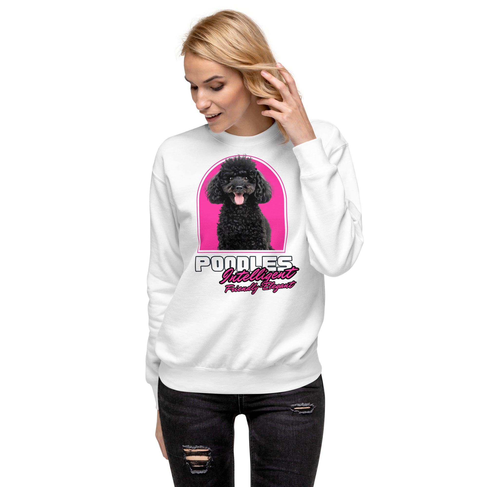 Poodle Unisex Premium Sweatshirt