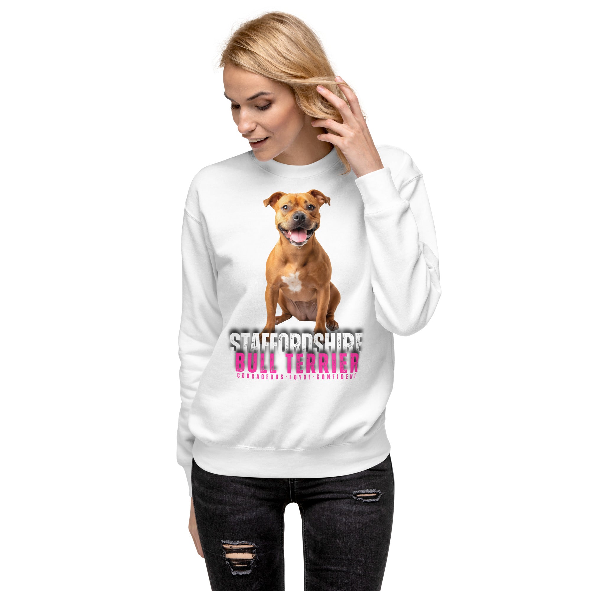 Staffordshire Bull Terrier Unisex Premium Sweatshirt