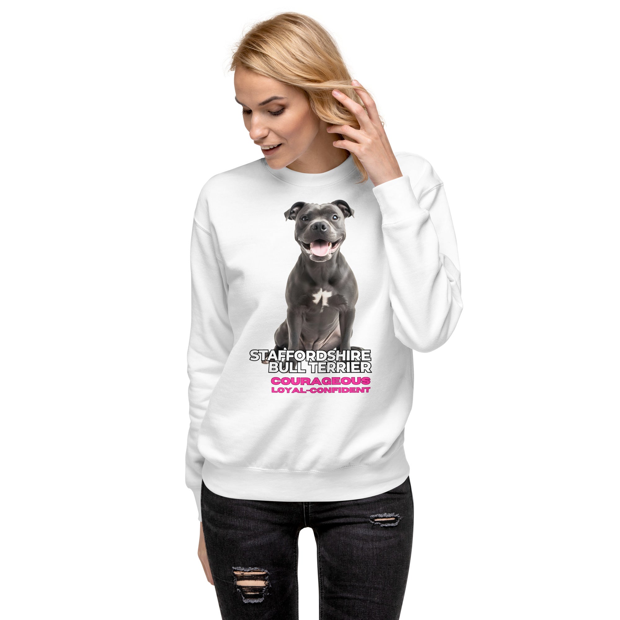 Staffordshire Bull Terrier Unisex Premium Sweatshirt