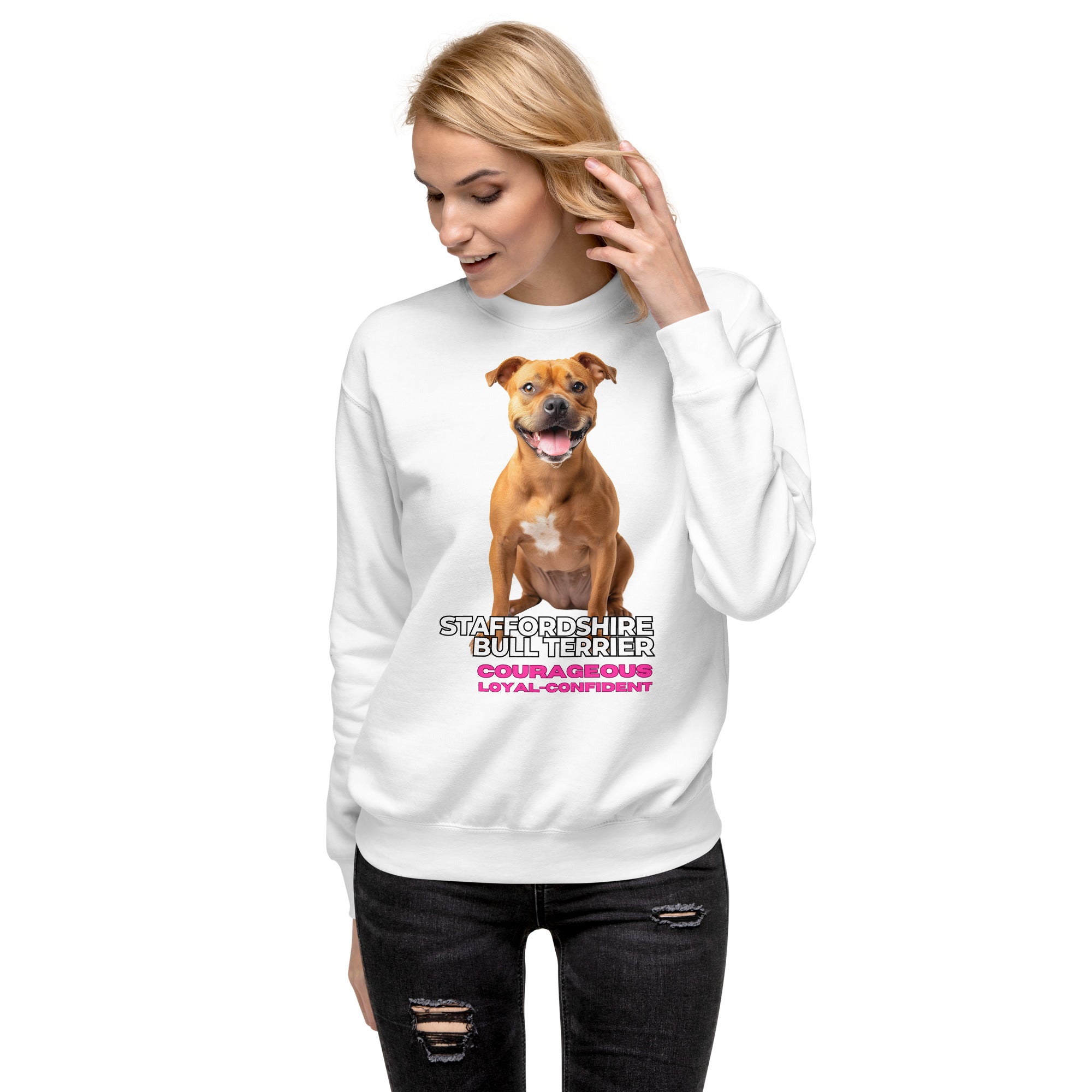 Staffordshire Bull Terrier Unisex Premium Sweatshirt