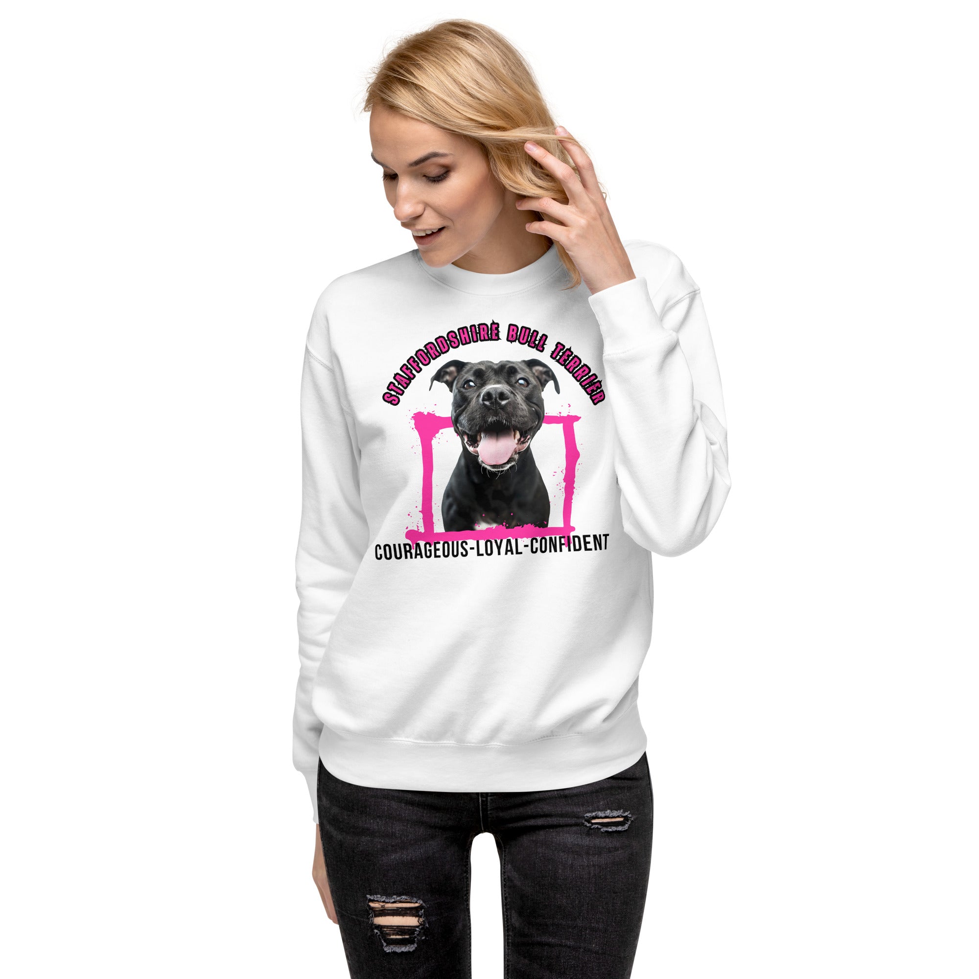 Staffordshire Bull Terrier Unisex Premium Sweatshirt