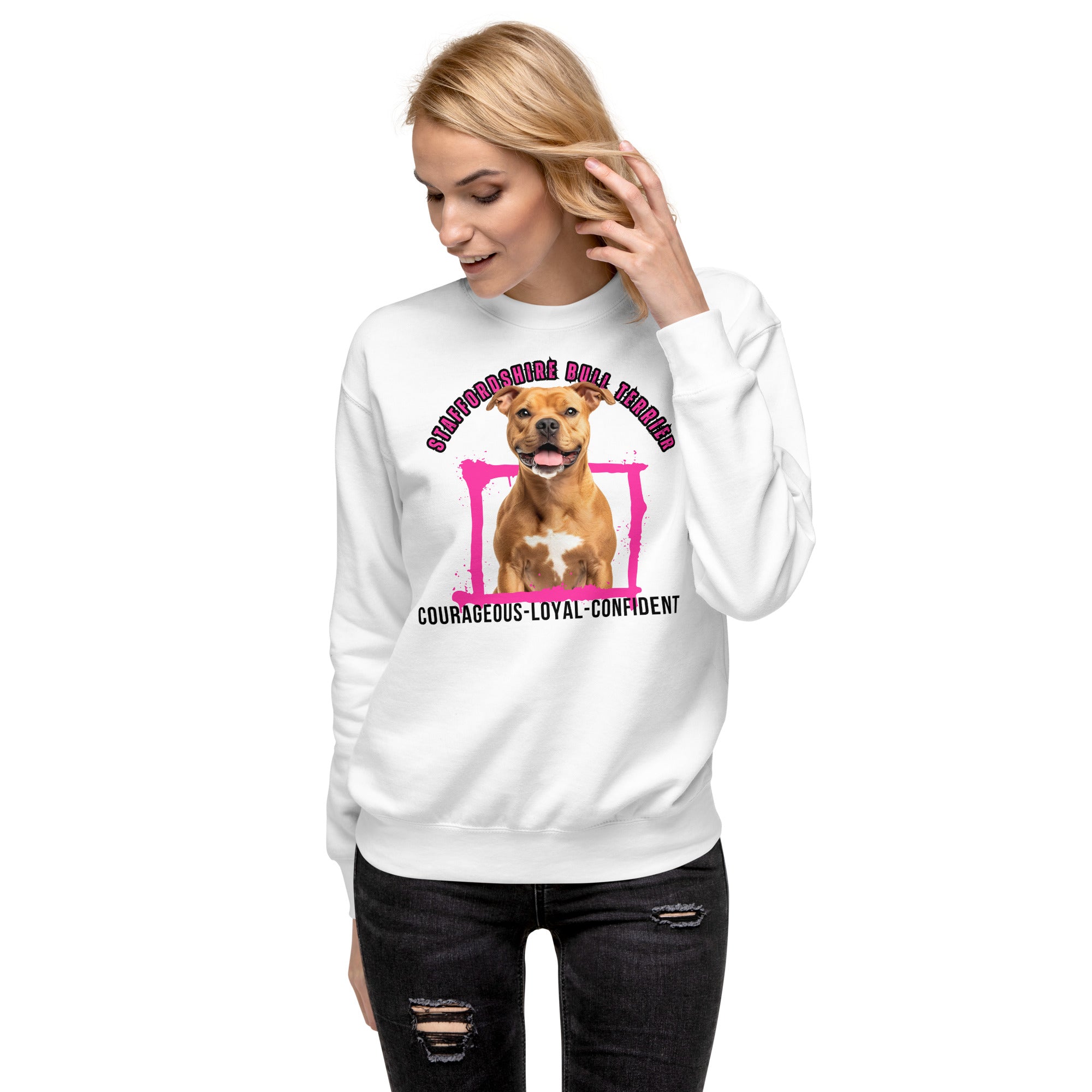 Staffordshire Bull Terrier Unisex Premium Sweatshirt