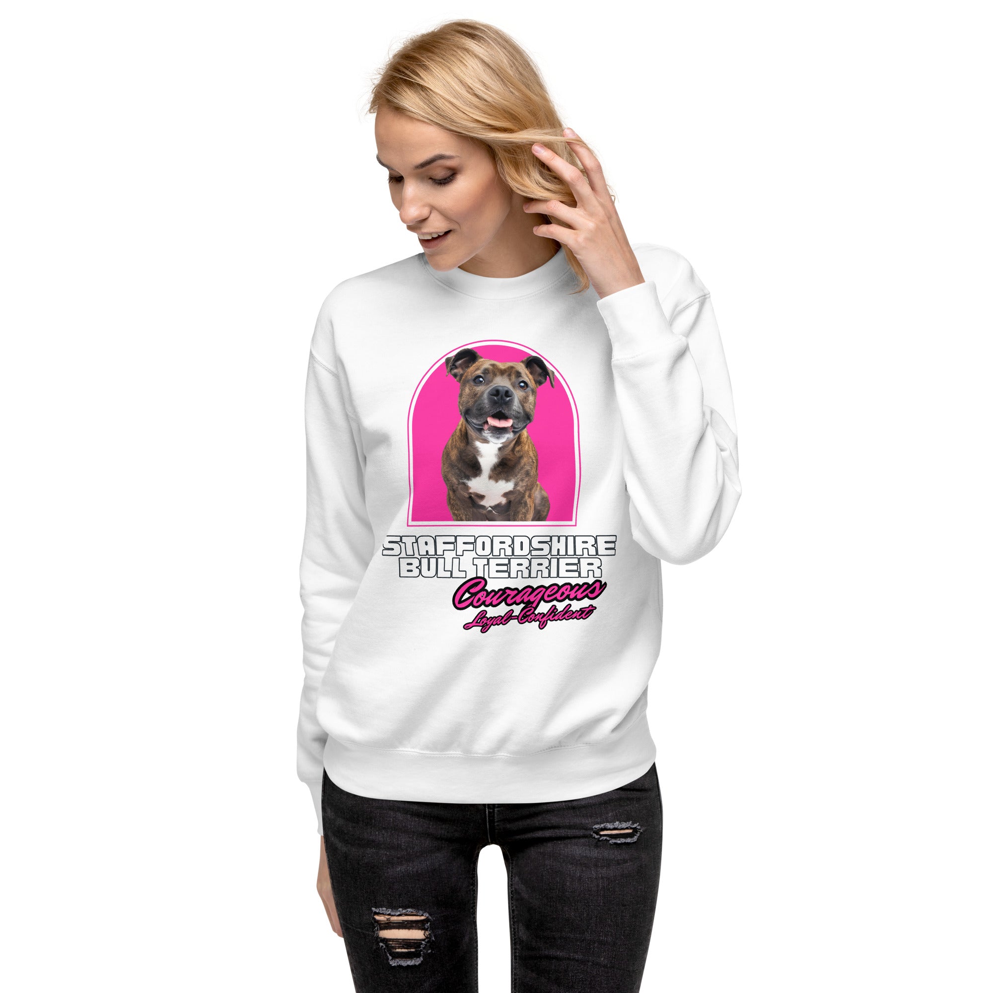 Staffordshire Bull Terrier Unisex Premium Sweatshirt