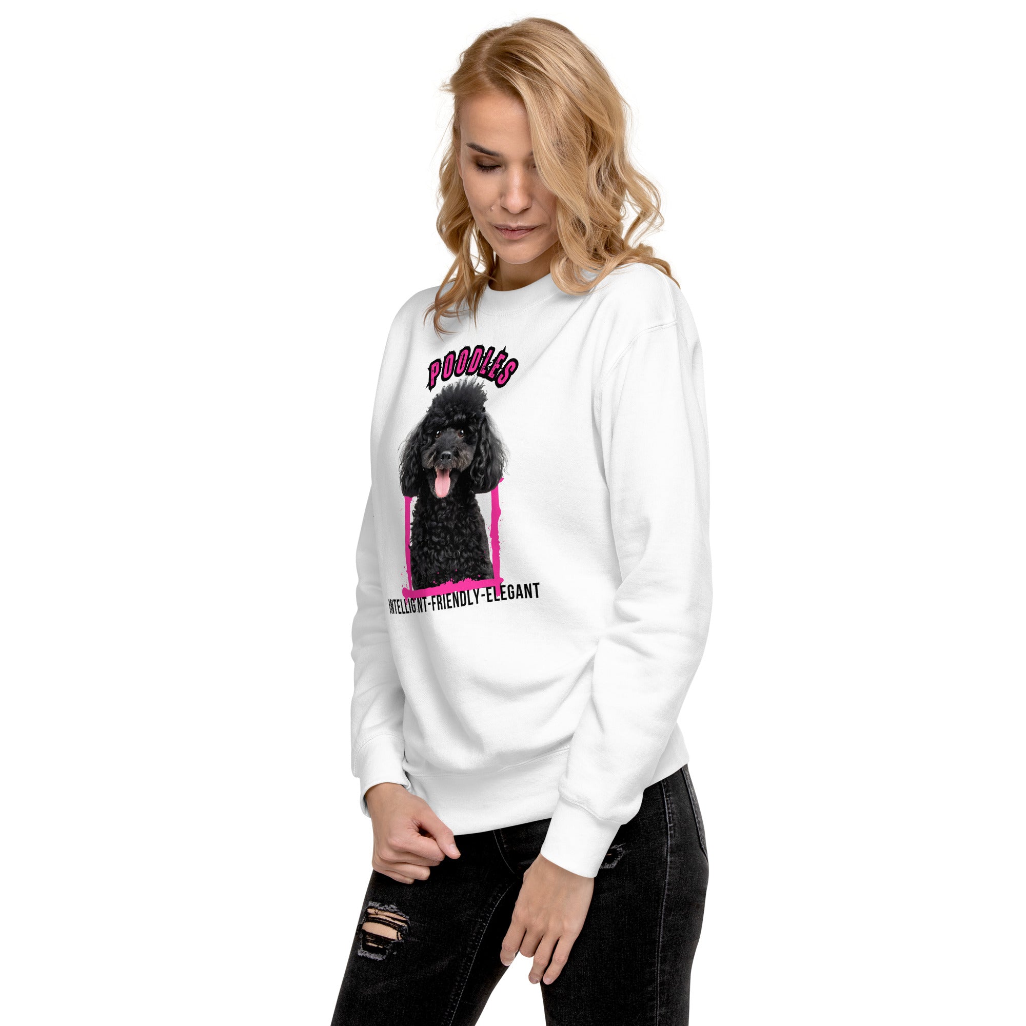 Poodle Unisex Premium Sweatshirt