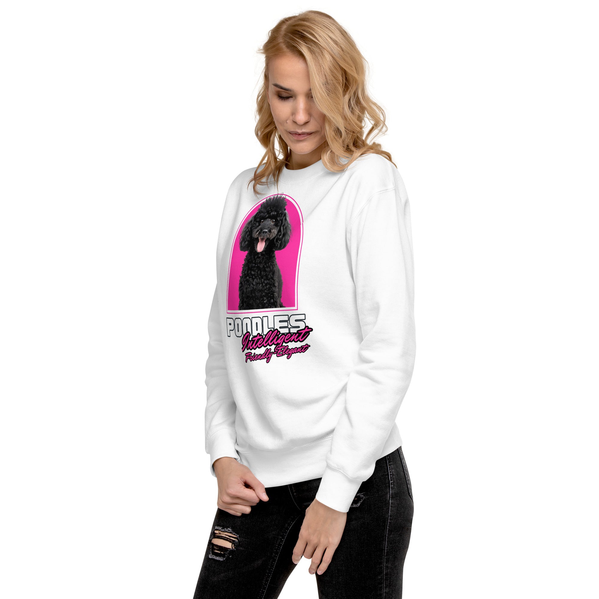 Poodle Unisex Premium Sweatshirt