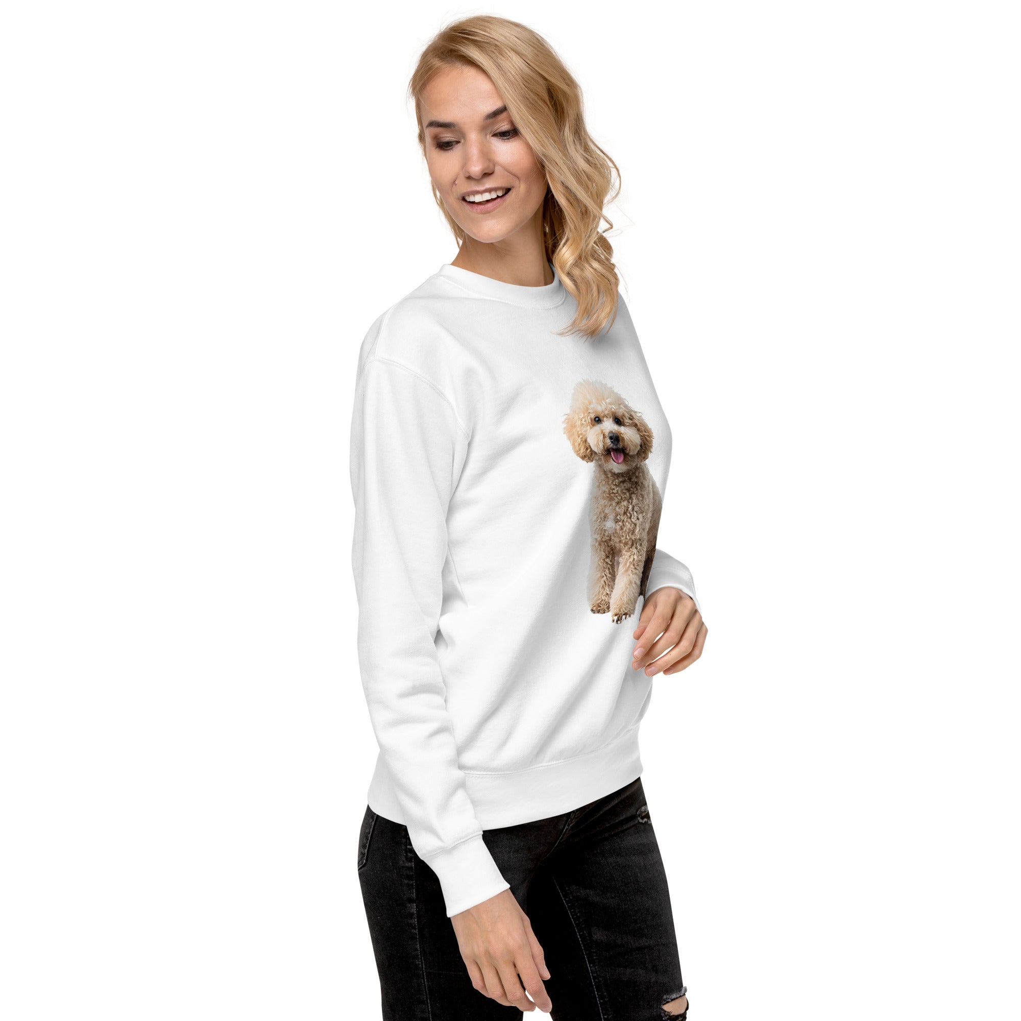 Poodle Unisex Premium Sweatshirt