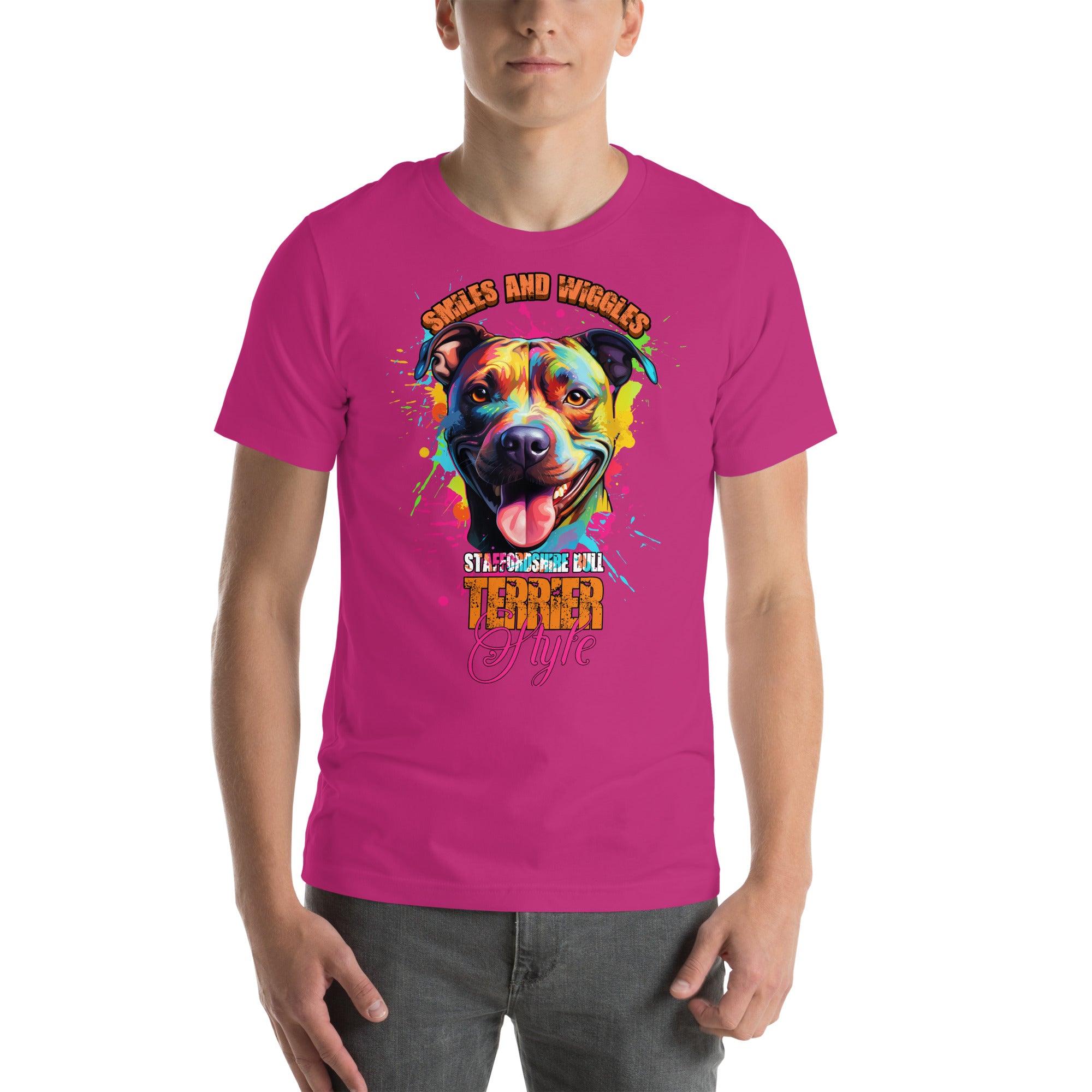 Staffordshire Bull Terrier Unisex t-shirt