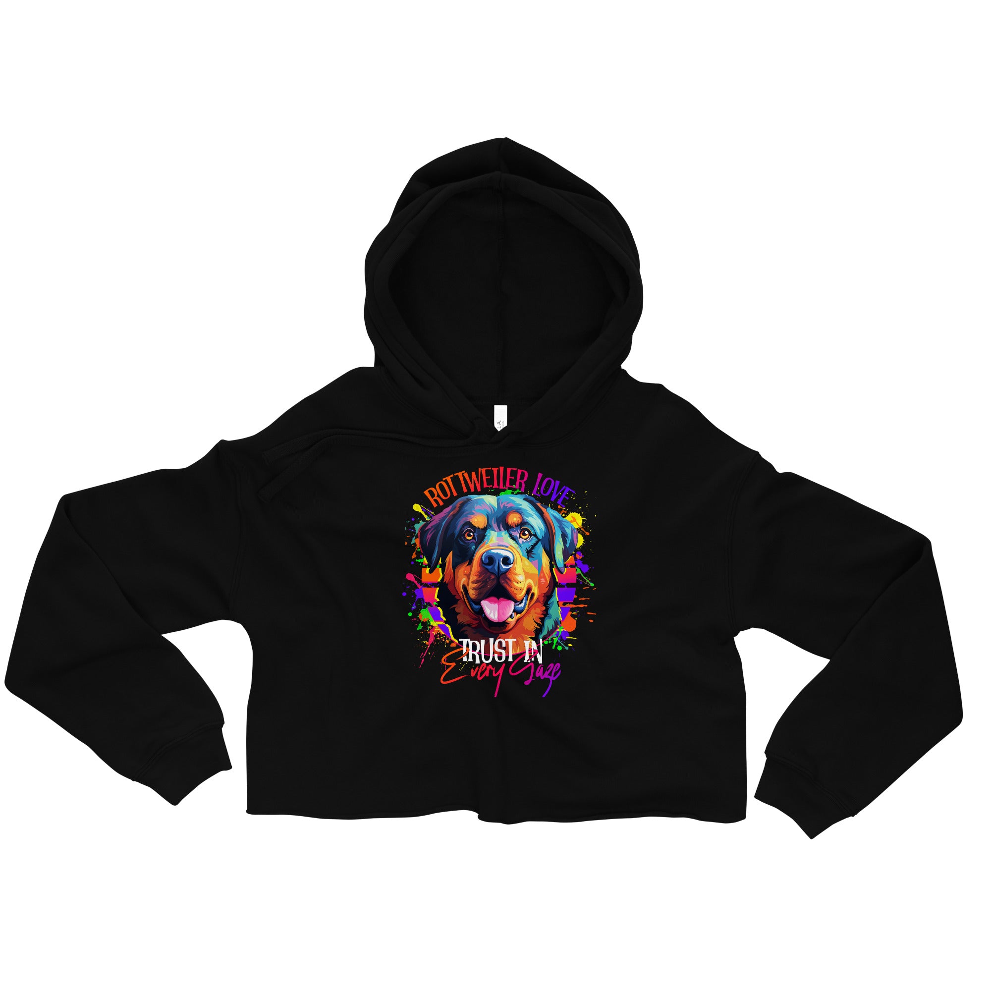 Rottweiler Crop Hoodie