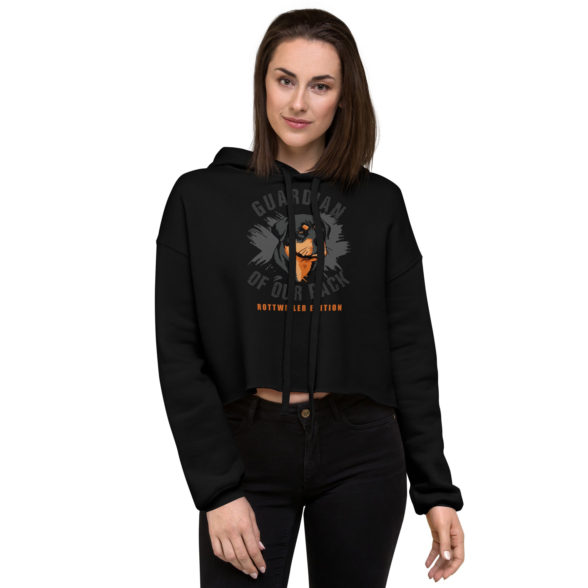 Rottweiler Crop Hoodie