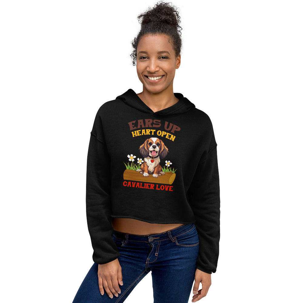 Cavalier King Charles Crop Hoodie