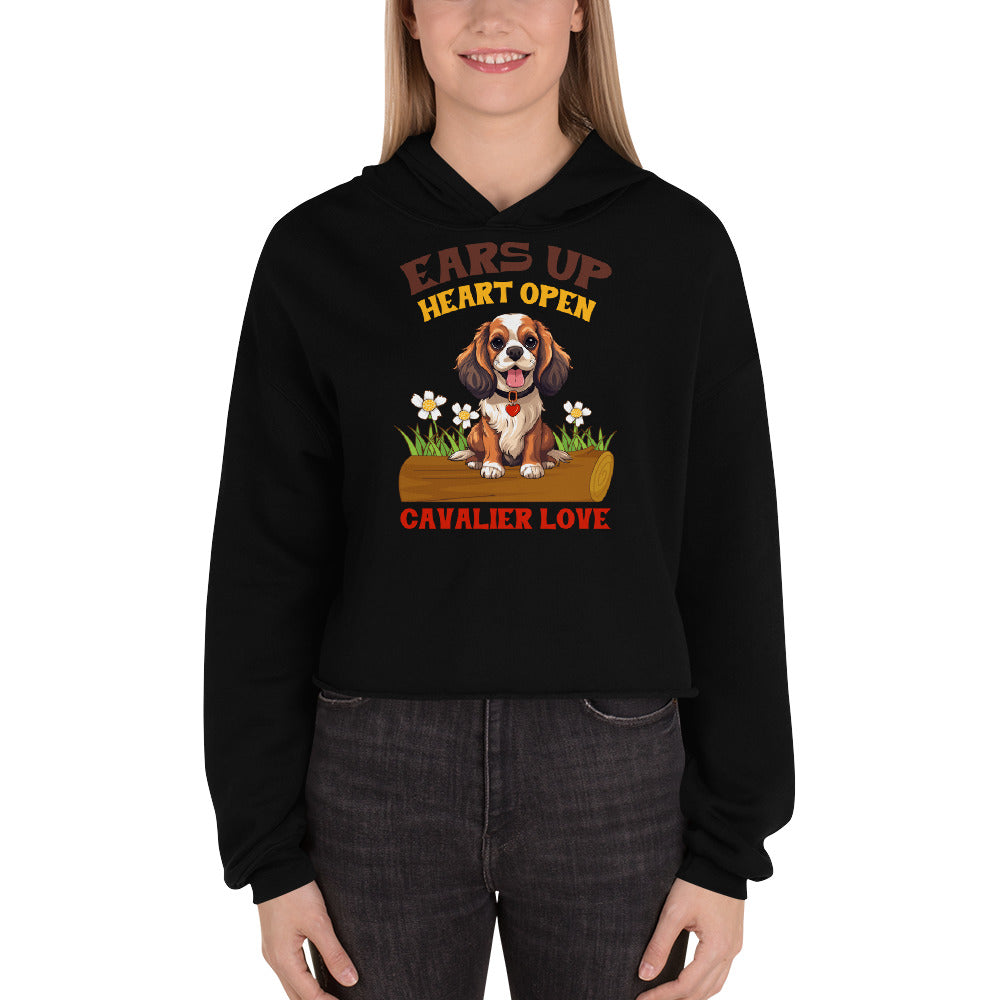 Cavalier King Charles Crop Hoodie