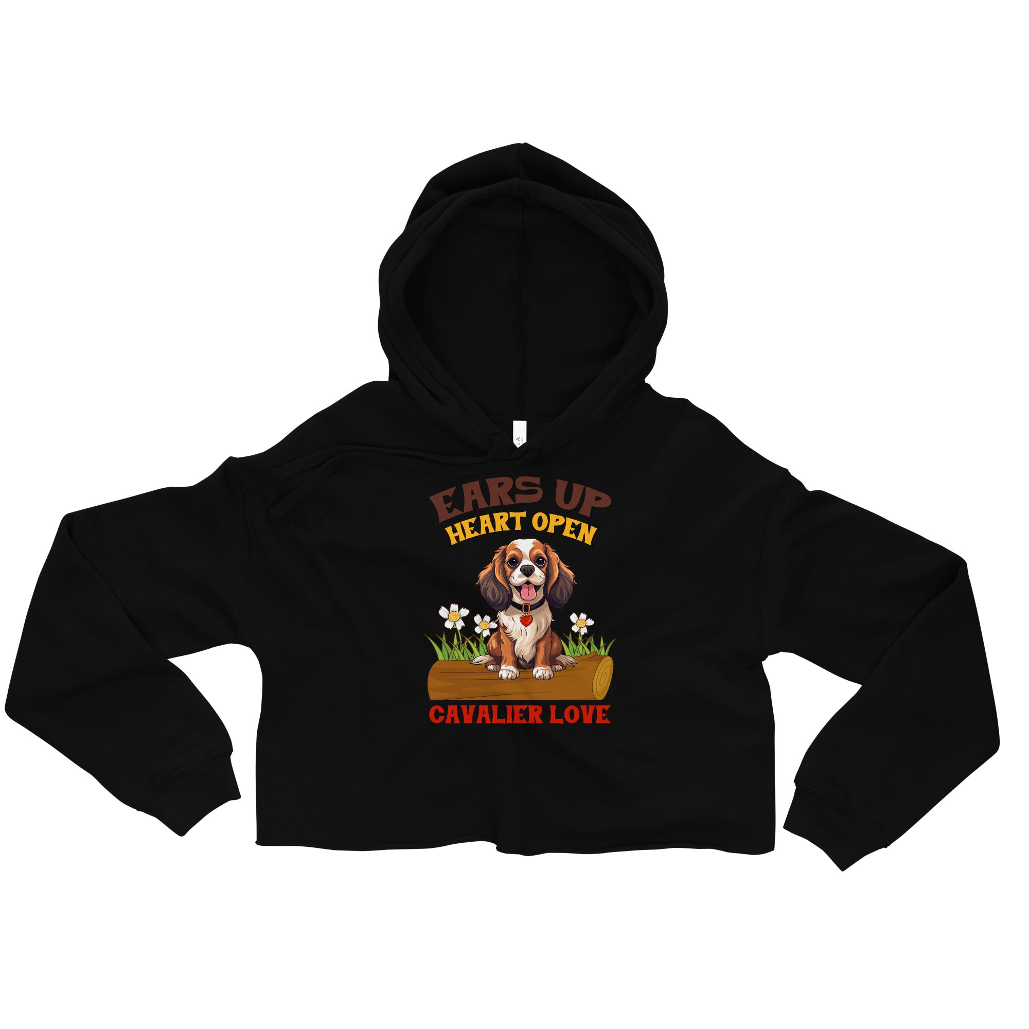 Cavalier King Charles Crop Hoodie