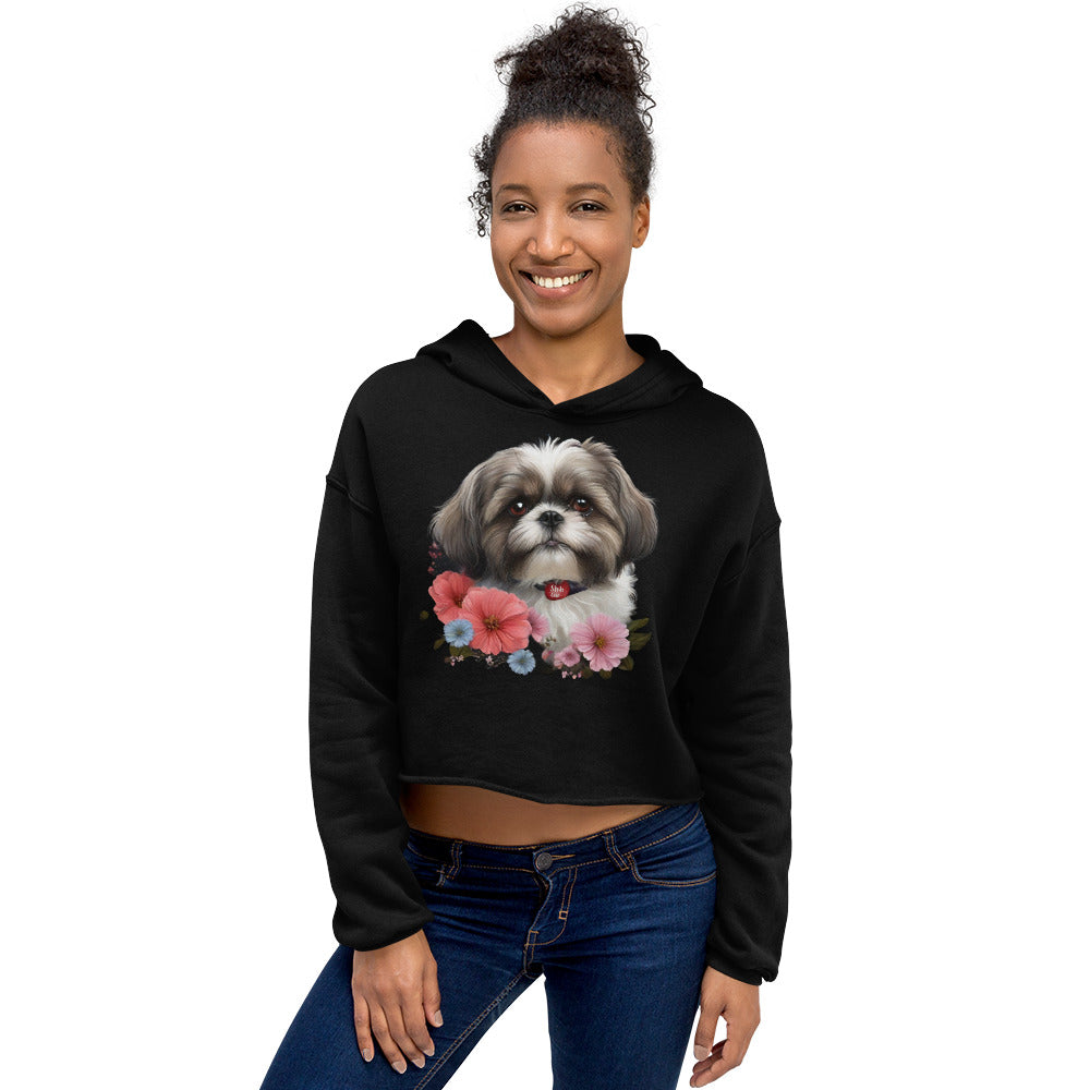 Shih-tzu Crop Hoodie