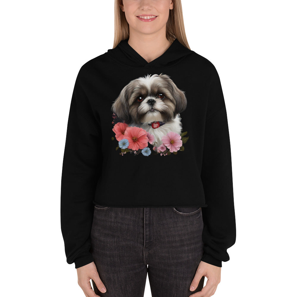 Shih-tzu Crop Hoodie