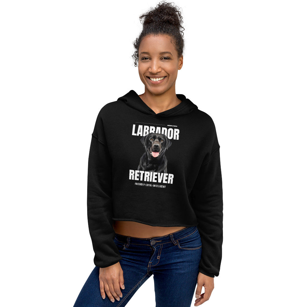 Labrador Retriever Crop Hoodie