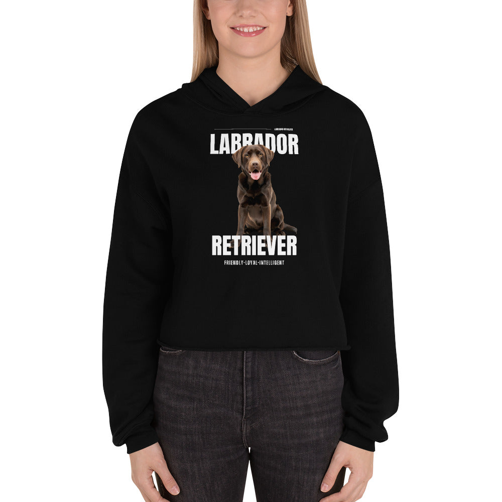 Labrador Retriever Crop Hoodie