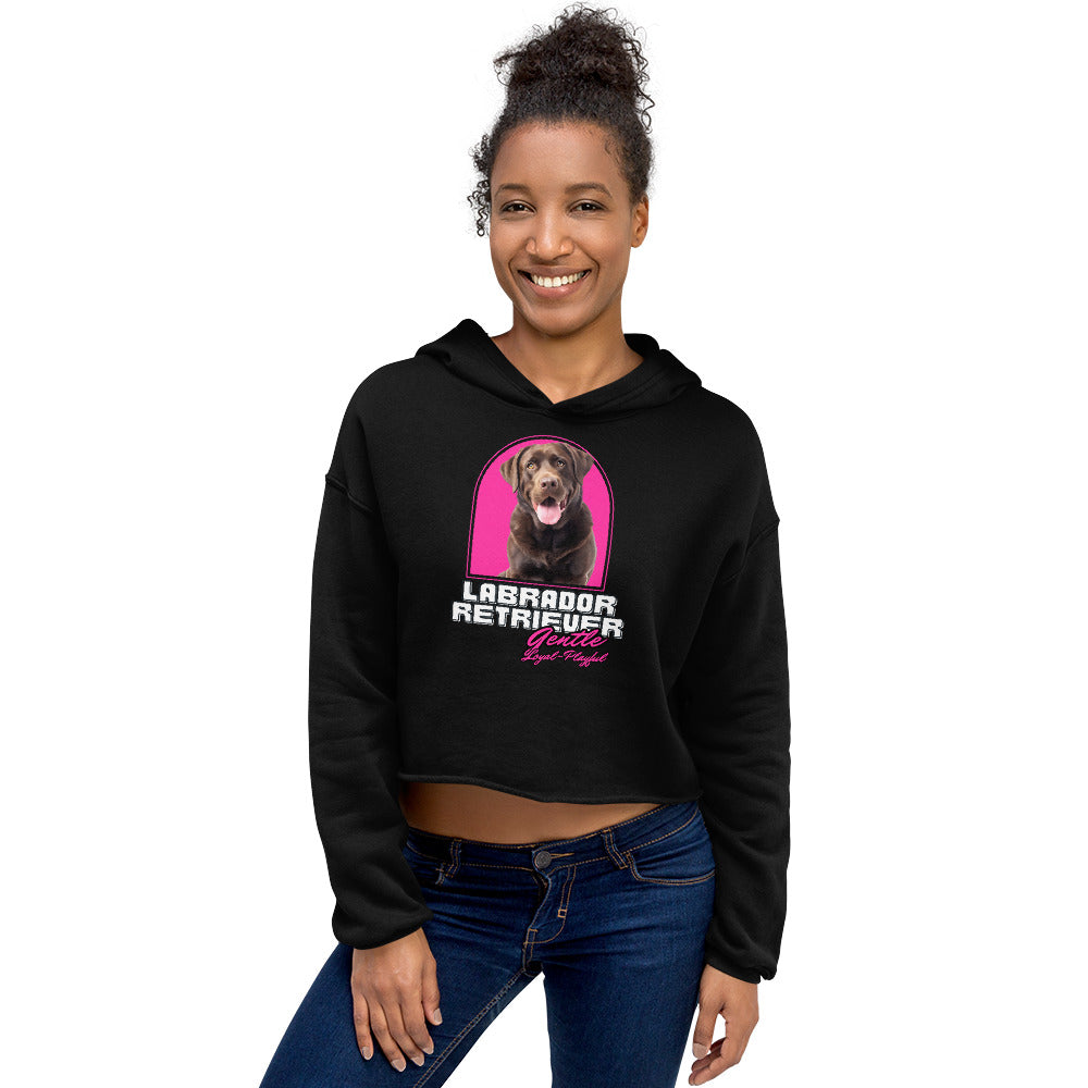 Labrador Retriever Crop Hoodie