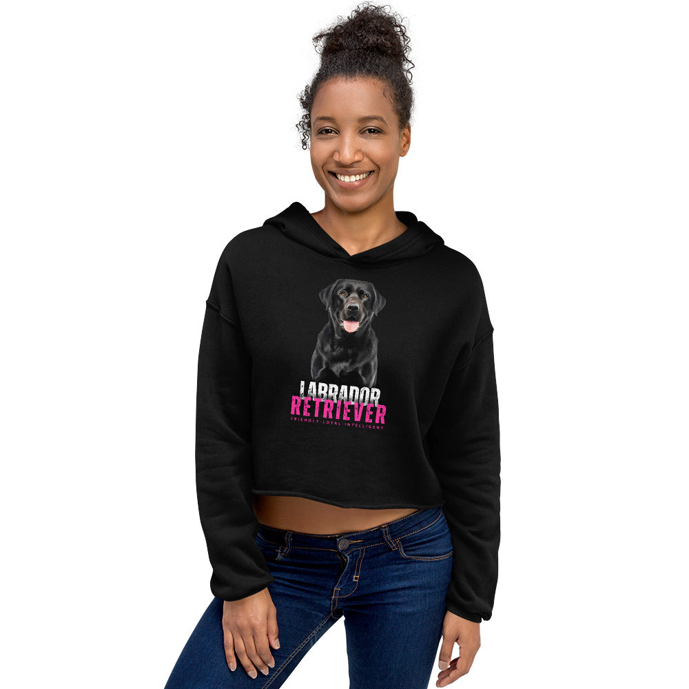 Labrador Retriever Crop Hoodie