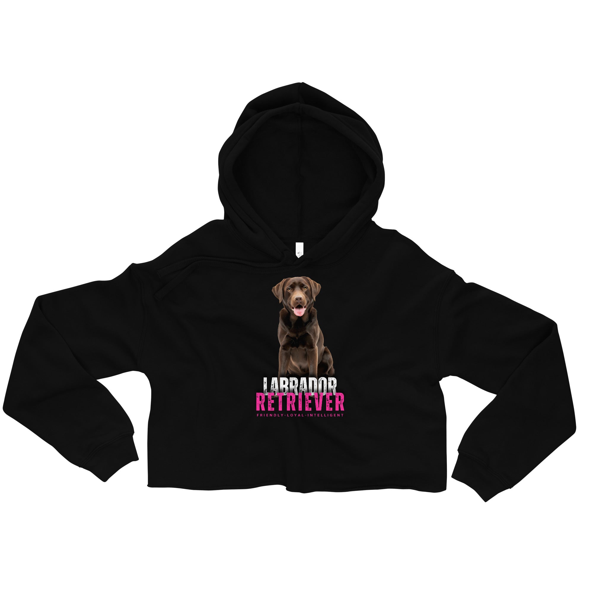 Labrador Retriever Crop Hoodie