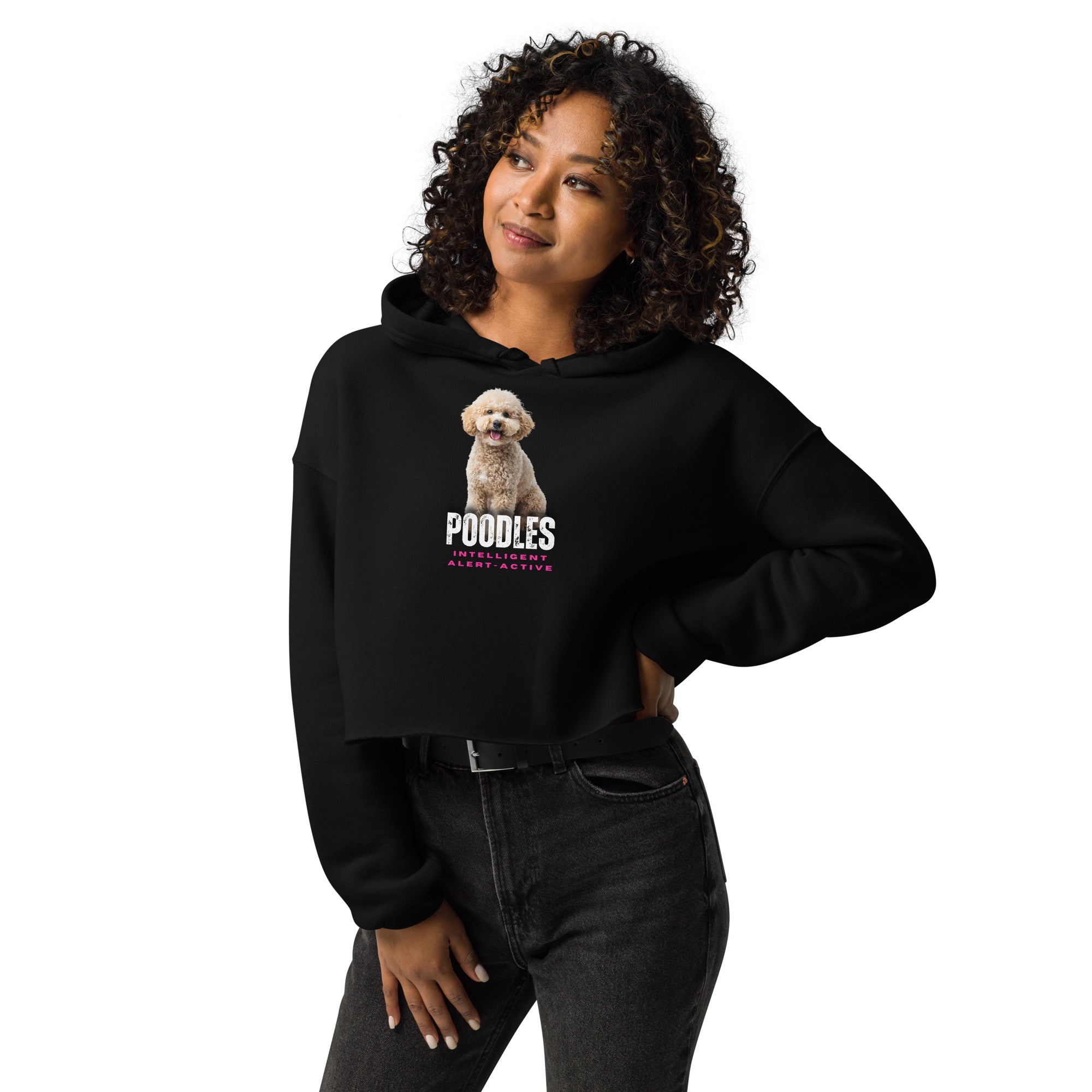 Poodle Crop Hoodie