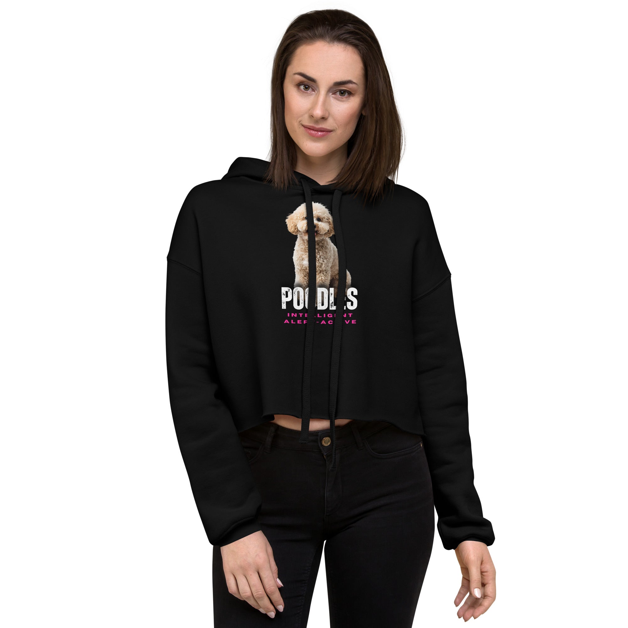 Poodle Crop Hoodie