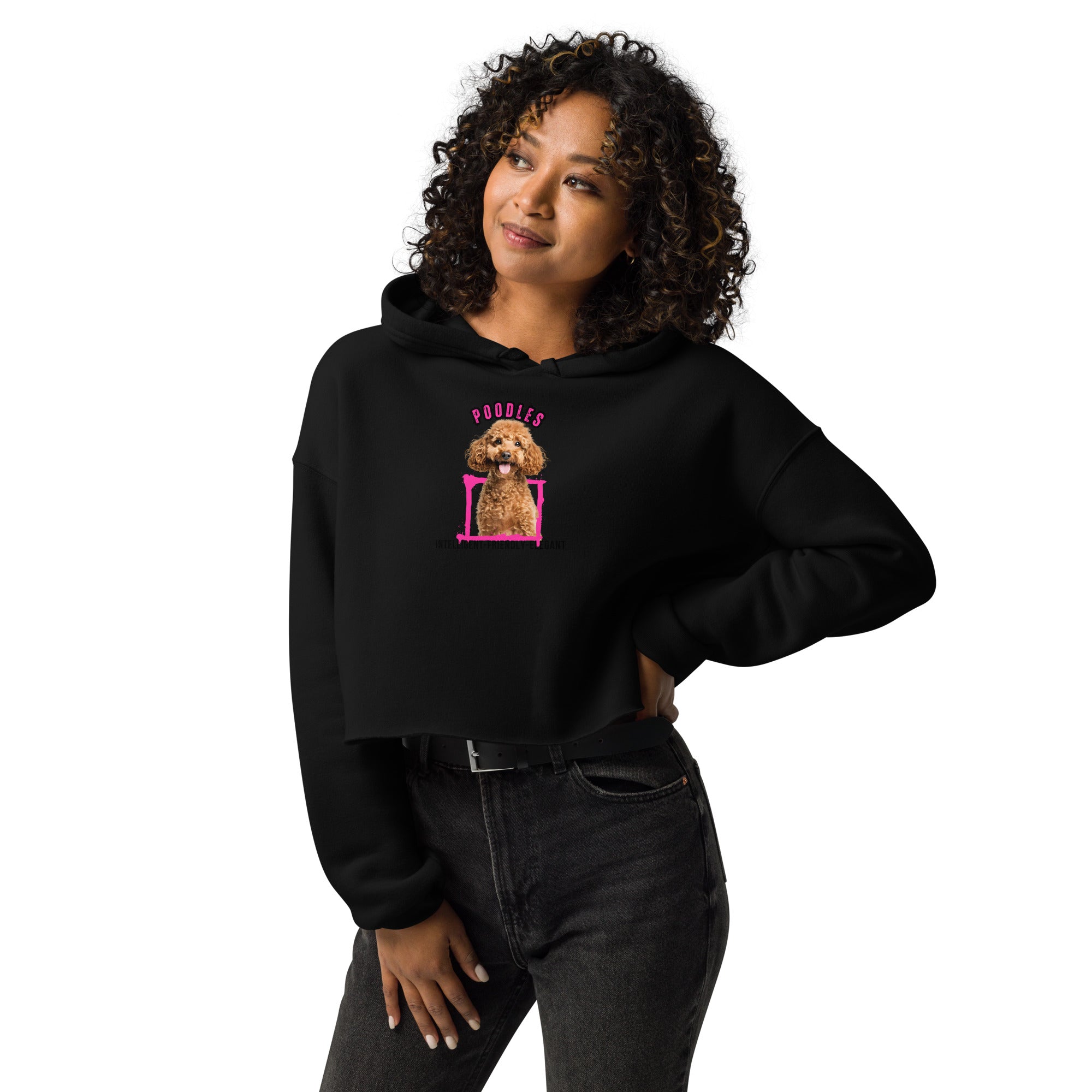 Poodle Crop Hoodie