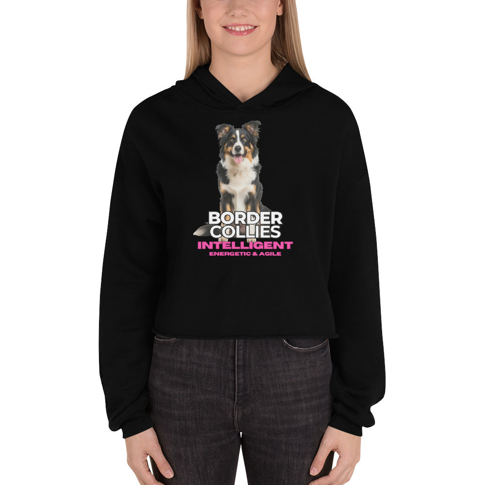 Border Collie Crop Hoodie